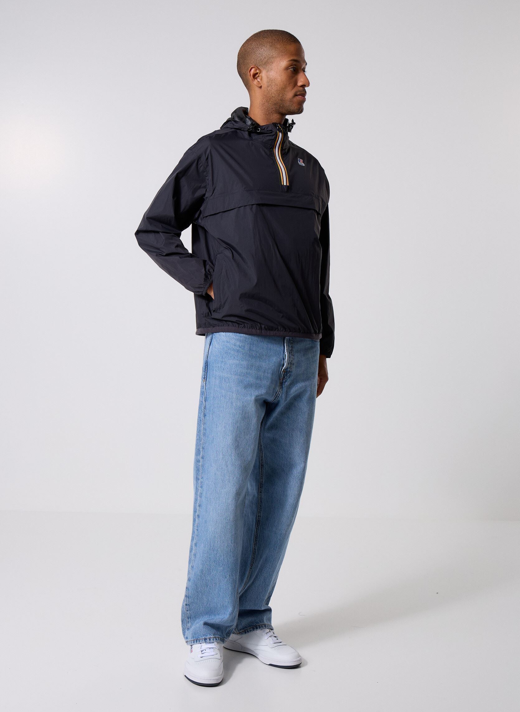 Windbreaker / Windjacken LE VRAI 4.0 LEON EAST - Unisexe M herren schwarz K-Way Windbreaker / Windjacken LE VRAI 4.0 LEON EAST - Unisexe M herren schwarz BLACK PURE