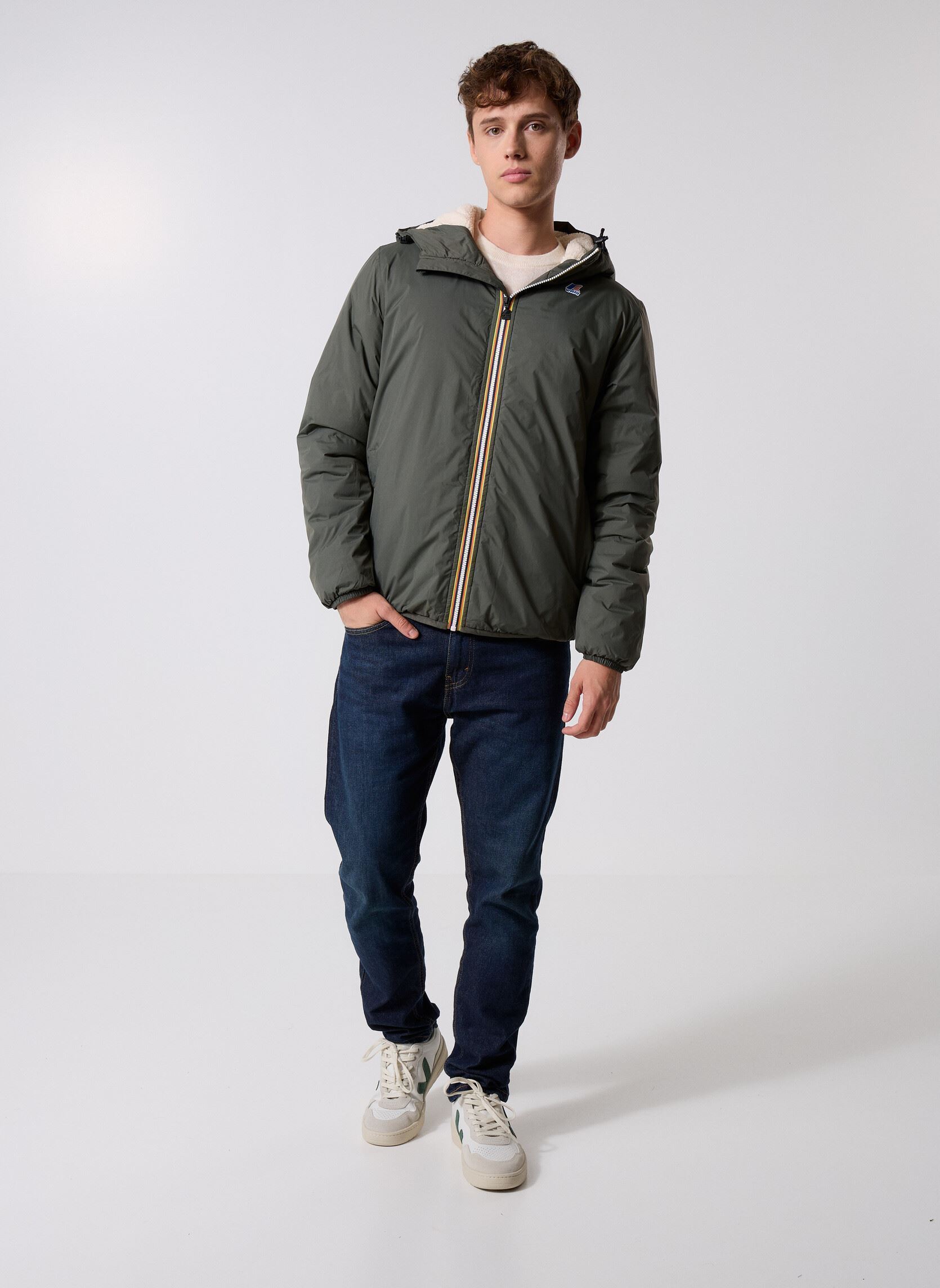 Vestes imperméables LE VRAI 4.0 CLAUDE ORSETTO - Unisexe M homme vert K-Way Vestes imperméables LE VRAI 4.0 CLAUDE ORSETTO - Unisexe M homme vert GREEN BLACKISH