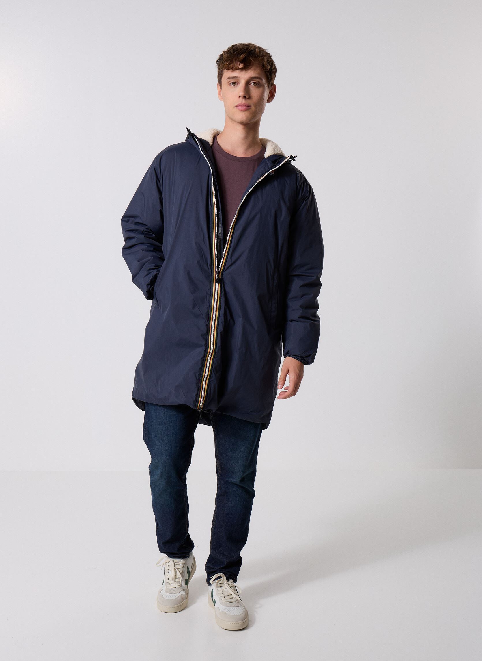 Vestes imperméables LE VRAI 4.0 EIFFEL EAST ORSETTO - Unisex homme bleu K-Way Vestes imperméables LE VRAI 4.0 EIFFEL EAST ORSETTO - Unisex homme bleu BLUE DEPTH