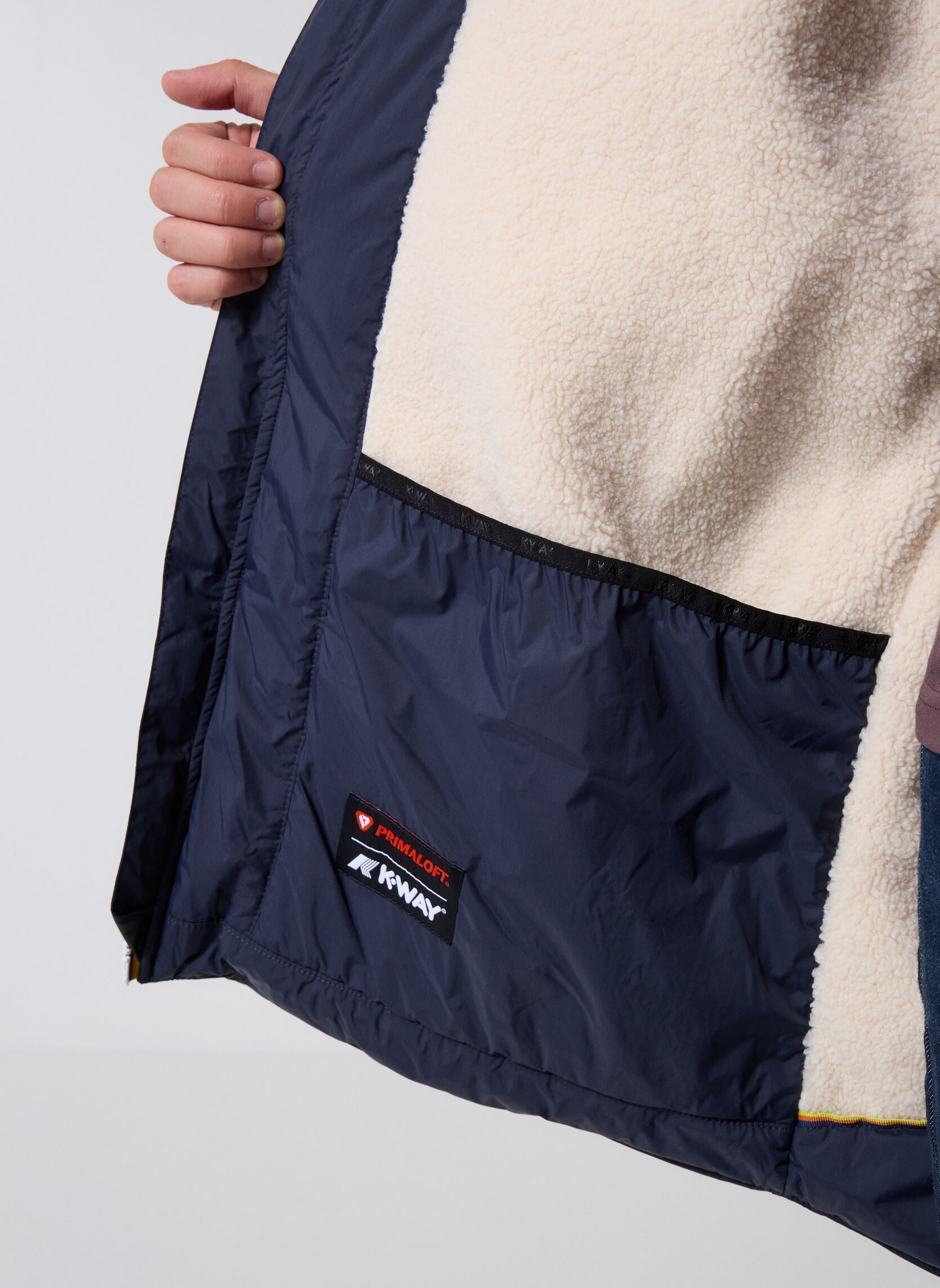 Vestes imperméables LE VRAI 4.0 EIFFEL EAST ORSETTO - Unisex homme bleu K-Way Vestes imperméables LE VRAI 4.0 EIFFEL EAST ORSETTO - Unisex homme bleu BLUE DEPTH