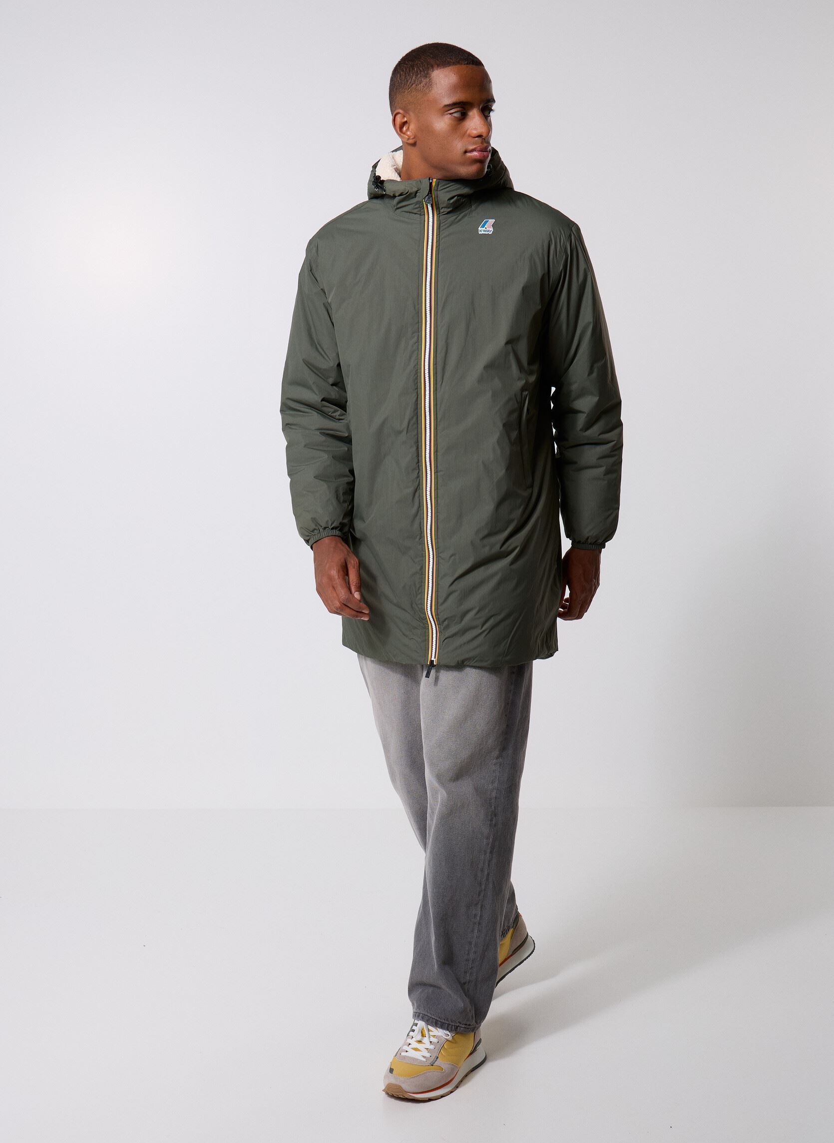 Vestes imperméables LE VRAI 4.0 EIFFEL EAST ORSETTO - Unisex homme vert K-Way Vestes imperméables LE VRAI 4.0 EIFFEL EAST ORSETTO - Unisex homme vert GREEN BLACKISH
