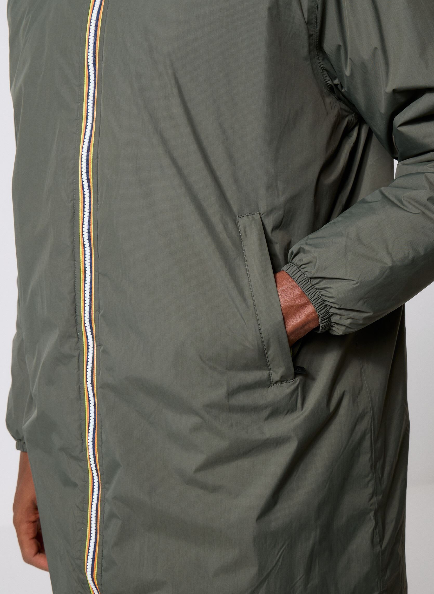 Vestes imperméables LE VRAI 4.0 EIFFEL EAST ORSETTO - Unisex homme vert K-Way Vestes imperméables LE VRAI 4.0 EIFFEL EAST ORSETTO - Unisex homme vert GREEN BLACKISH