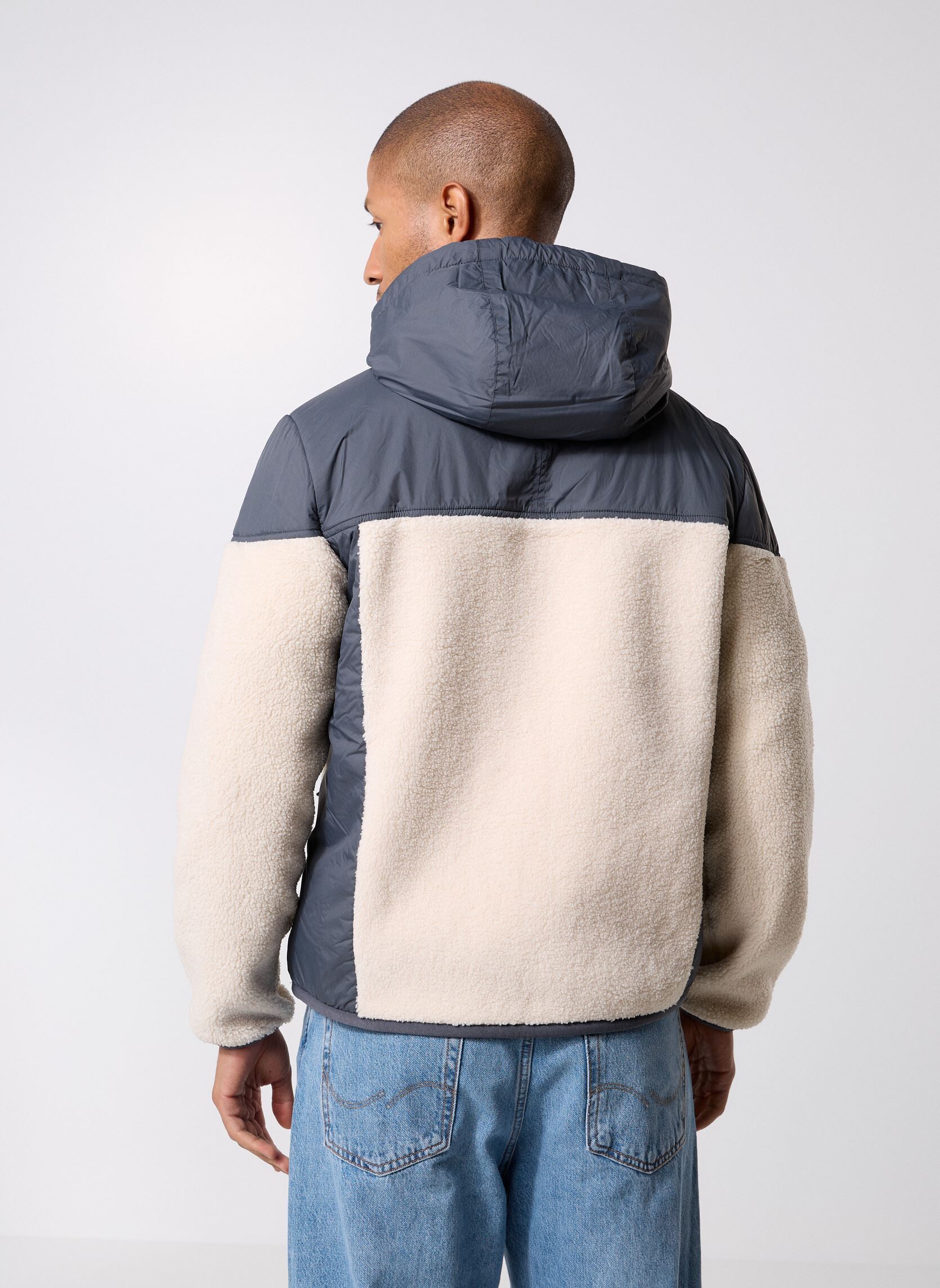 Sweatshirts mit Reißverschluss SAMSON 4.0 ORSETTO - Unisexe M herren grau K-Way Sweatshirts mit Reißverschluss SAMSON 4.0 ORSETTO - Unisexe M herren grau Grey Shadow Dk-Ecru