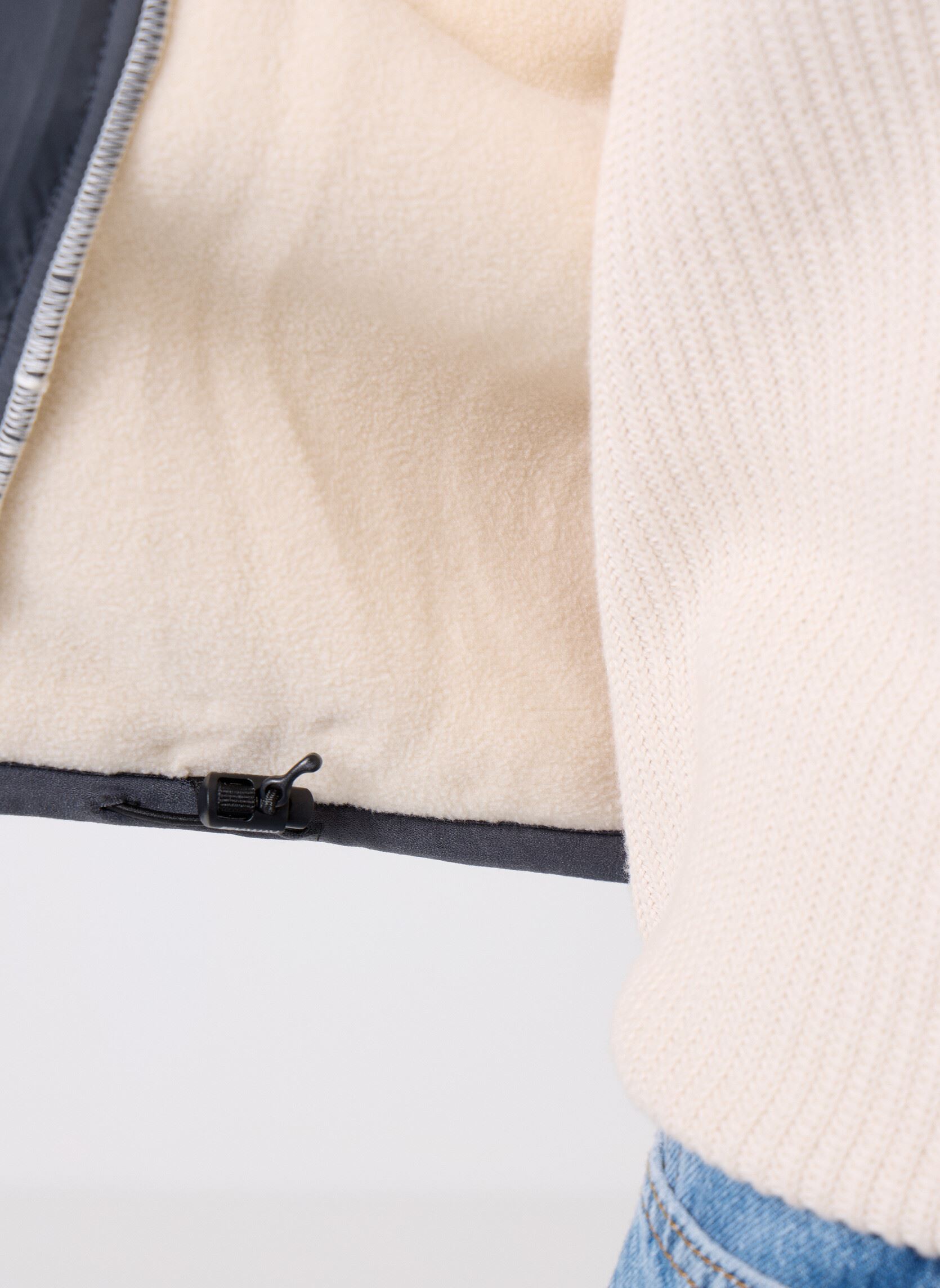 Sweatshirts mit Reißverschluss SAMSON 4.0 ORSETTO - Unisexe M herren grau K-Way Sweatshirts mit Reißverschluss SAMSON 4.0 ORSETTO - Unisexe M herren grau Grey Shadow Dk-Ecru