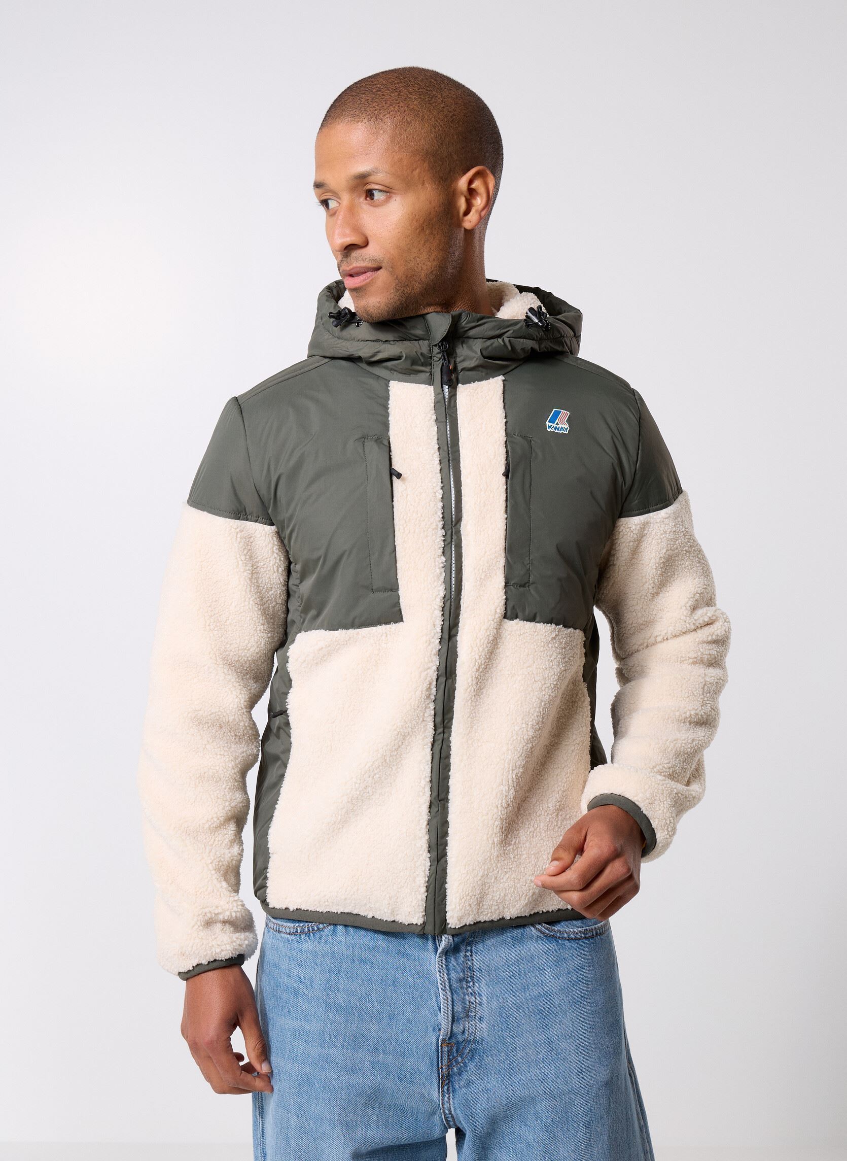 Sweat shirt K Way Sweat Samson en tissu effet sherpa US - vue 2