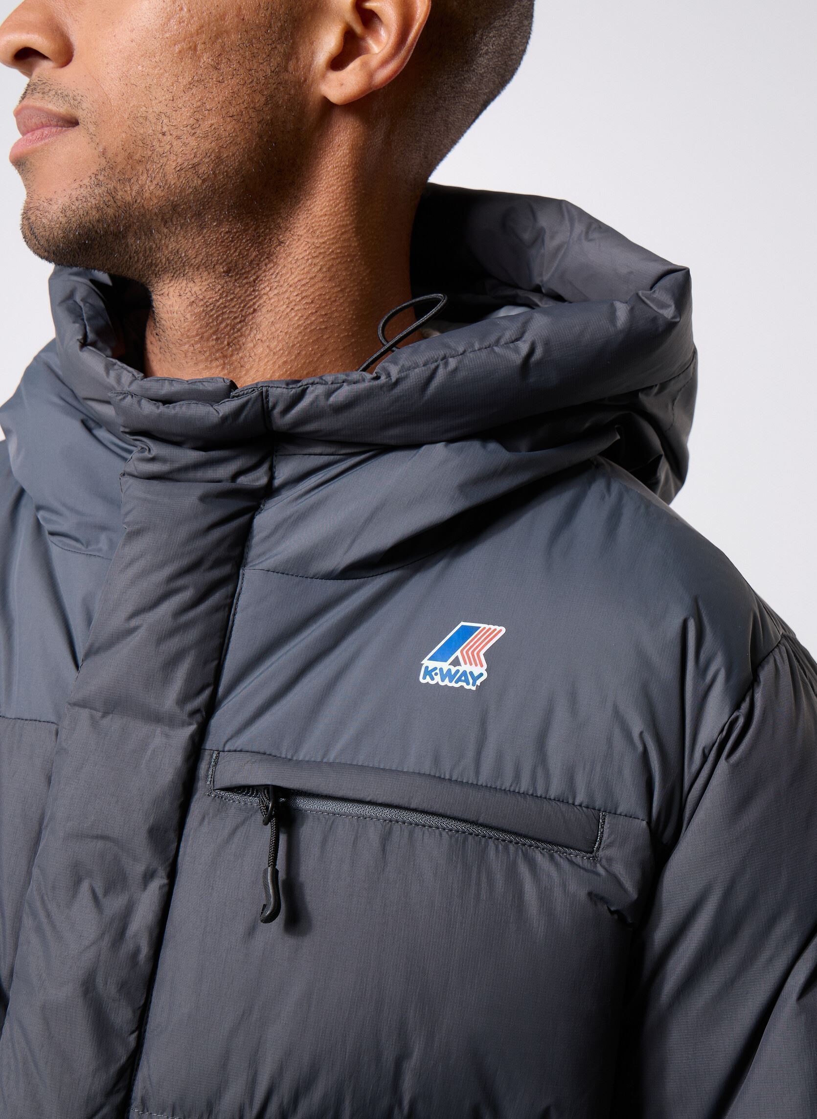 Parkas LE VRAI 4.0 AURELE HEAVY WARM - Unisexe homme gris K-Way Parkas LE VRAI 4.0 AURELE HEAVY WARM - Unisexe homme gris GREY SHADOW DK
