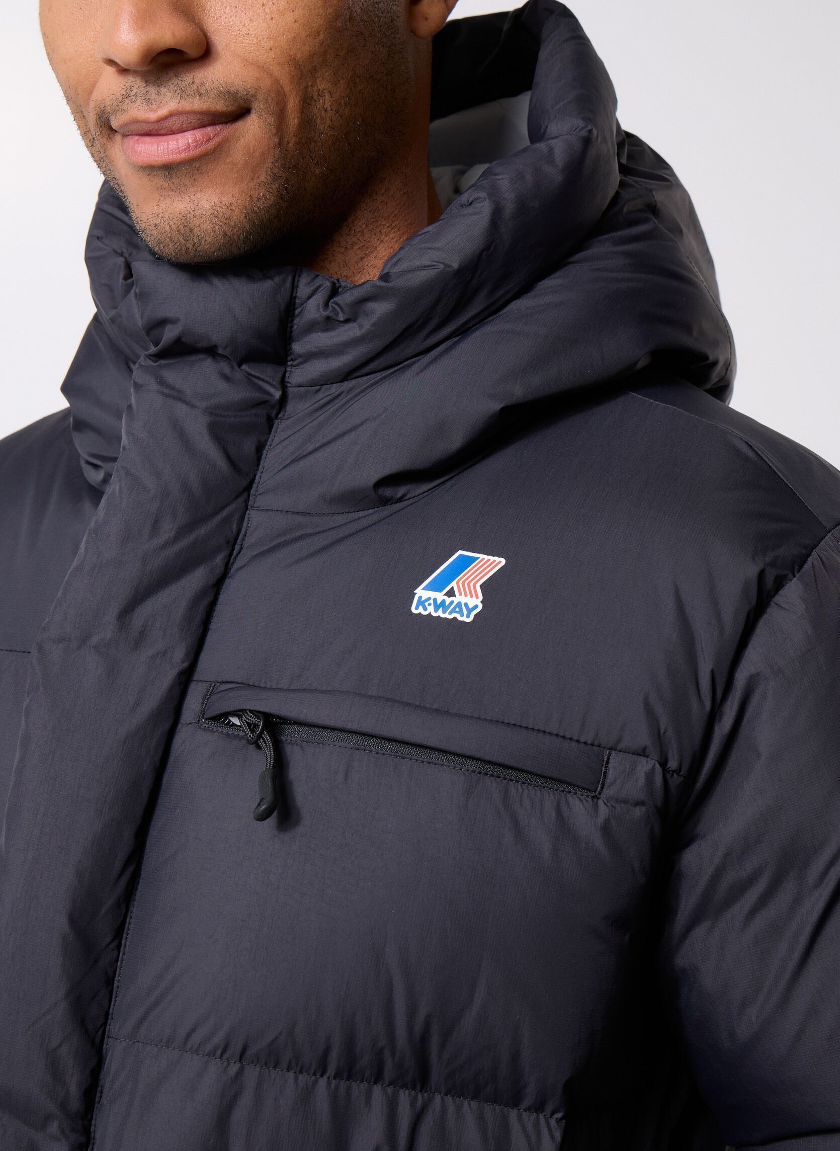 Parkas LE VRAI 4.0 AURELE HEAVY WARM - Unisexe homme noir K-Way Parkas LE VRAI 4.0 AURELE HEAVY WARM - Unisexe homme noir BLACK PURE