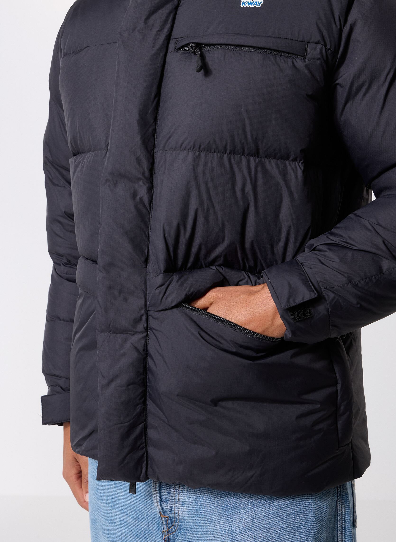 Parkas LE VRAI 4.0 AURELE HEAVY WARM - Unisexe homme noir K-Way Parkas LE VRAI 4.0 AURELE HEAVY WARM - Unisexe homme noir BLACK PURE