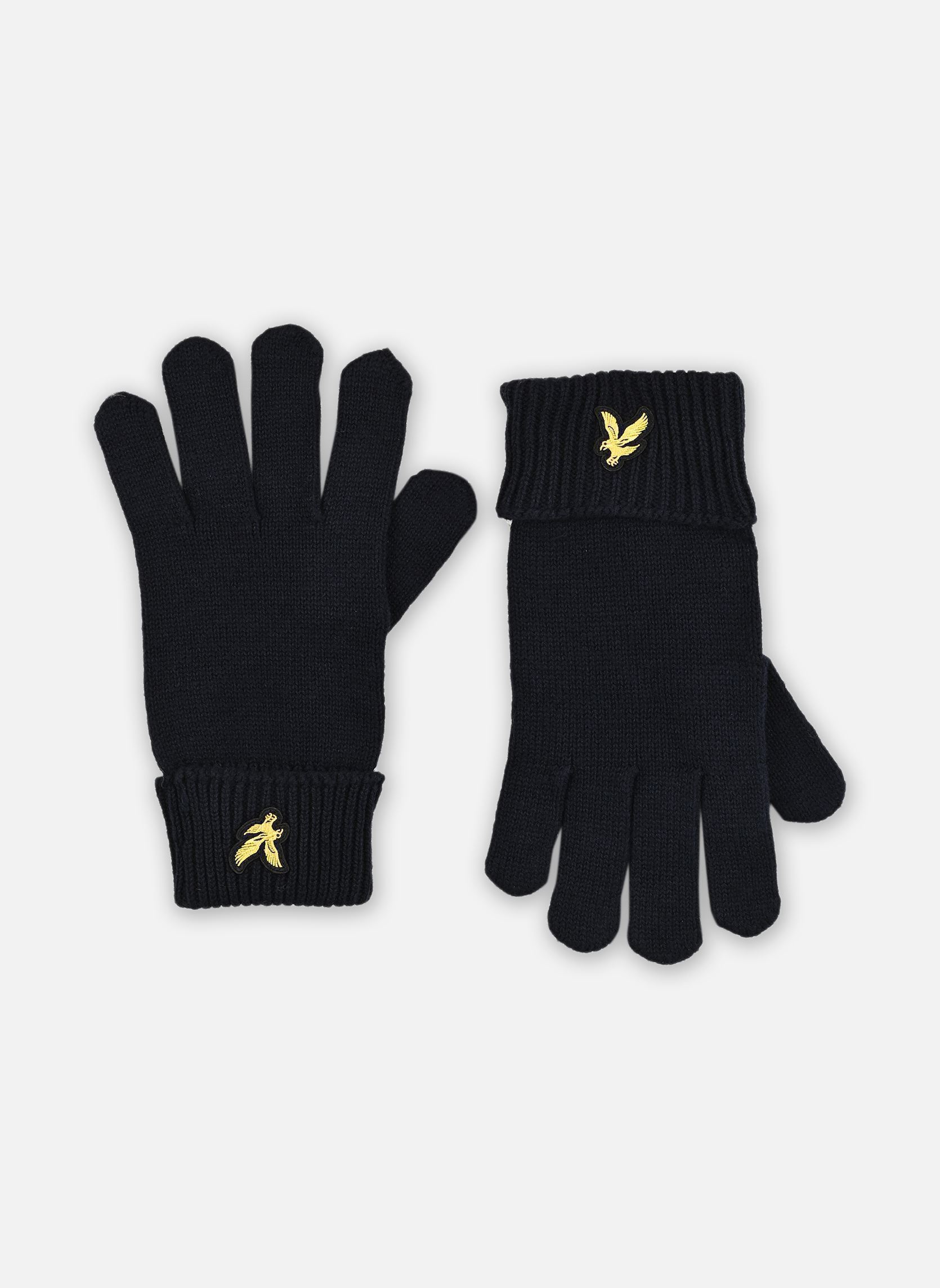 Gants Cotton Merino Gloves homme bleu Lyle & Scott Gants Cotton Merino Gloves homme bleu DARK NAVY