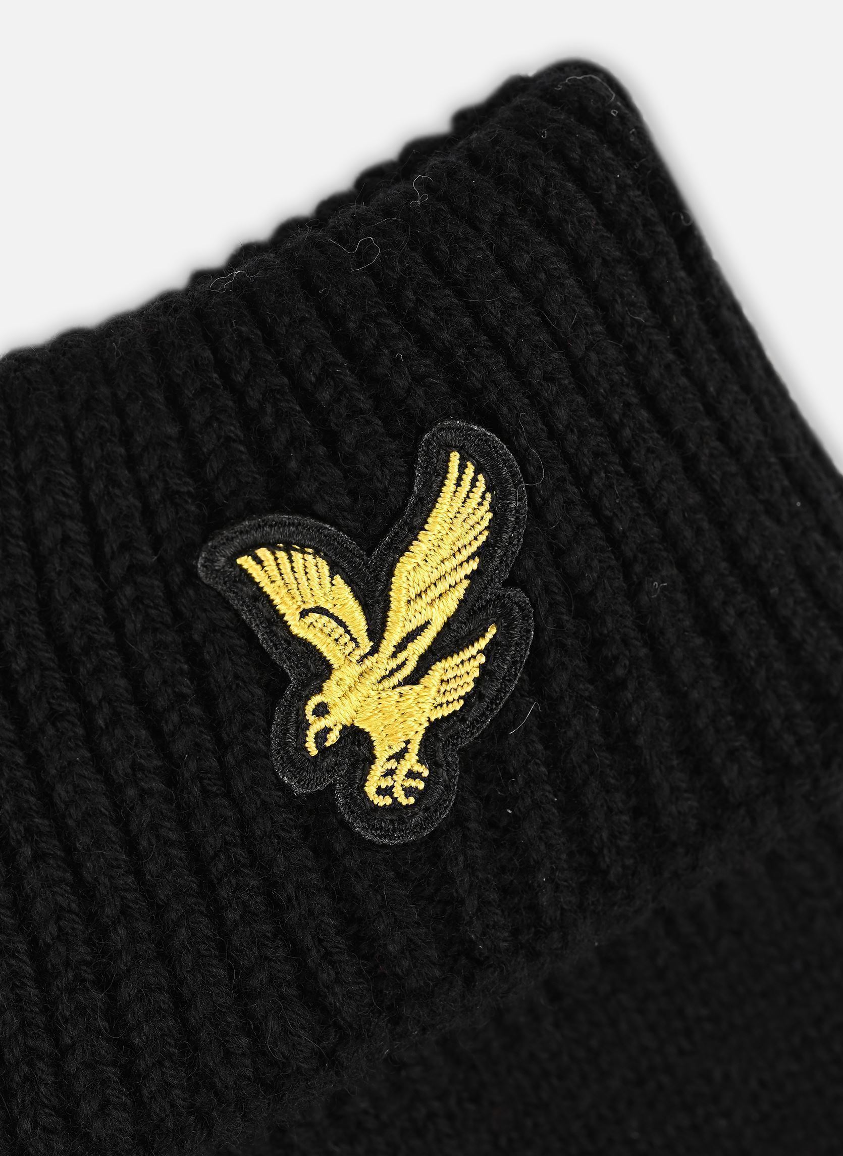 Gants Cotton Merino Gloves homme noir Lyle & Scott Gants Cotton Merino Gloves homme noir JET BLACK
