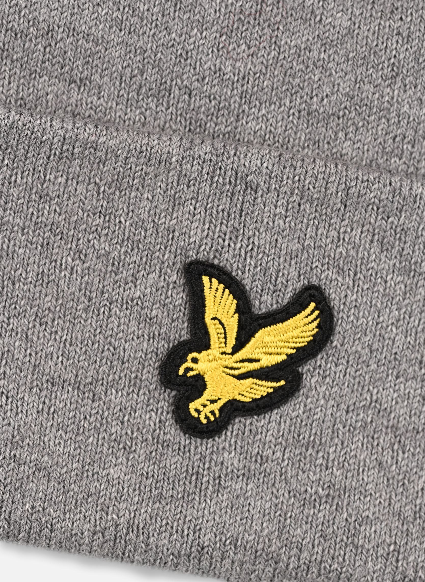 Bonnets Cotton Merino Beanie homme gris Lyle & Scott Bonnets Cotton Merino Beanie homme gris MID GREY MARL