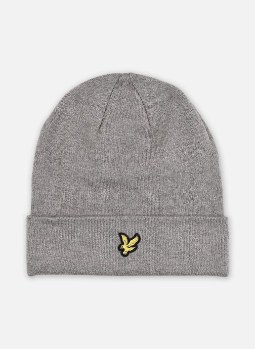 Lyle & Scott Bonnets Cotton Merino Beanie homme gris