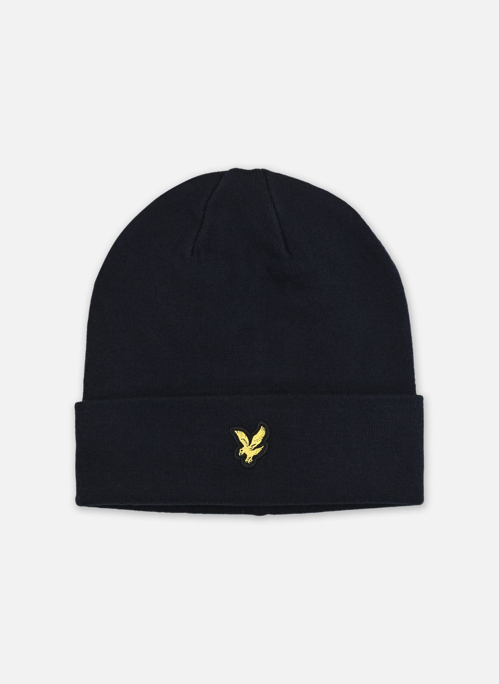 Bonnets Cotton Merino Beanie homme bleu Lyle & Scott Bonnets Cotton Merino Beanie homme bleu DARK NAVY