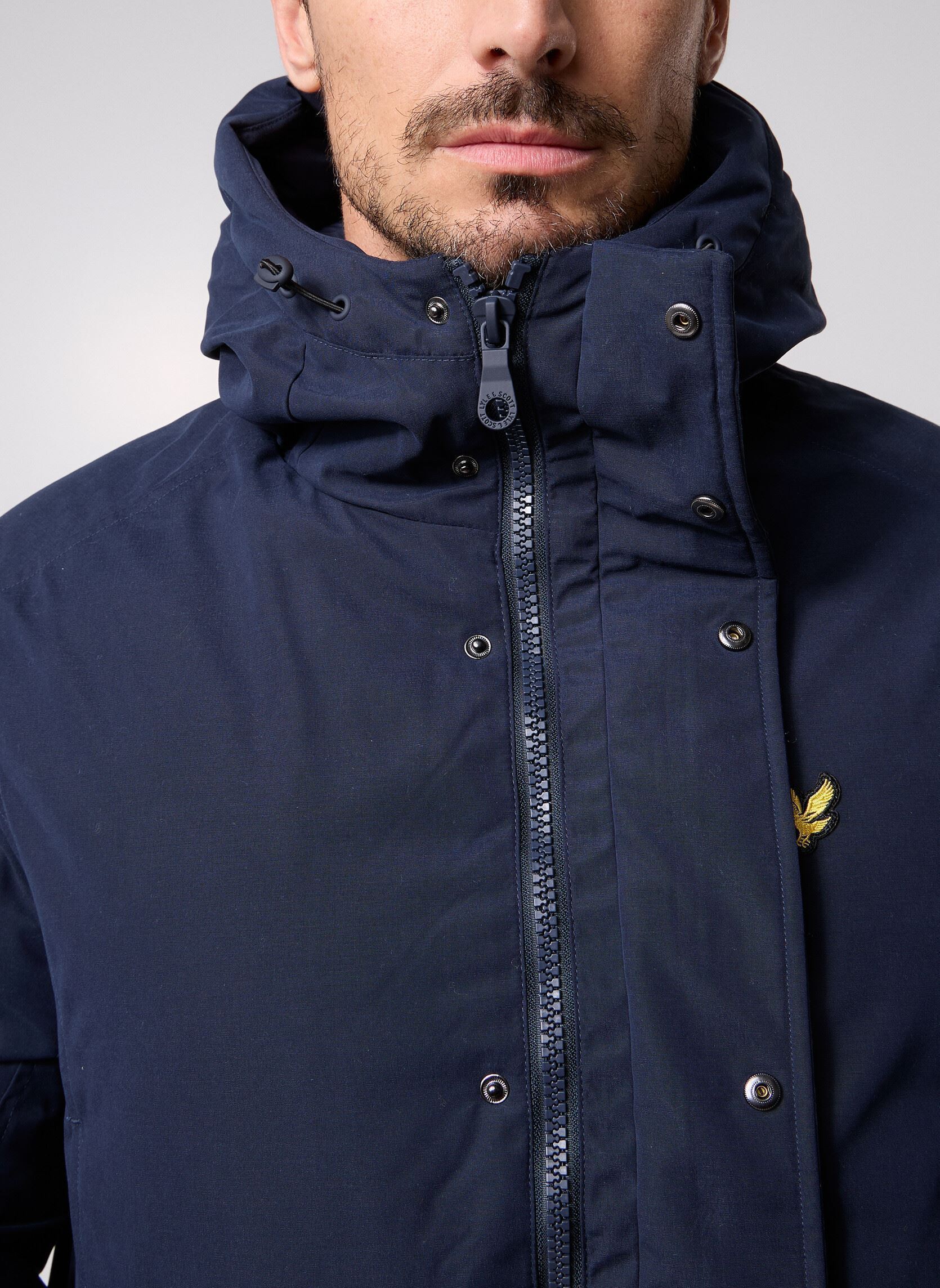Parkas Membrane Parka homme bleu Lyle & Scott Parkas Membrane Parka homme bleu DARK NAVY