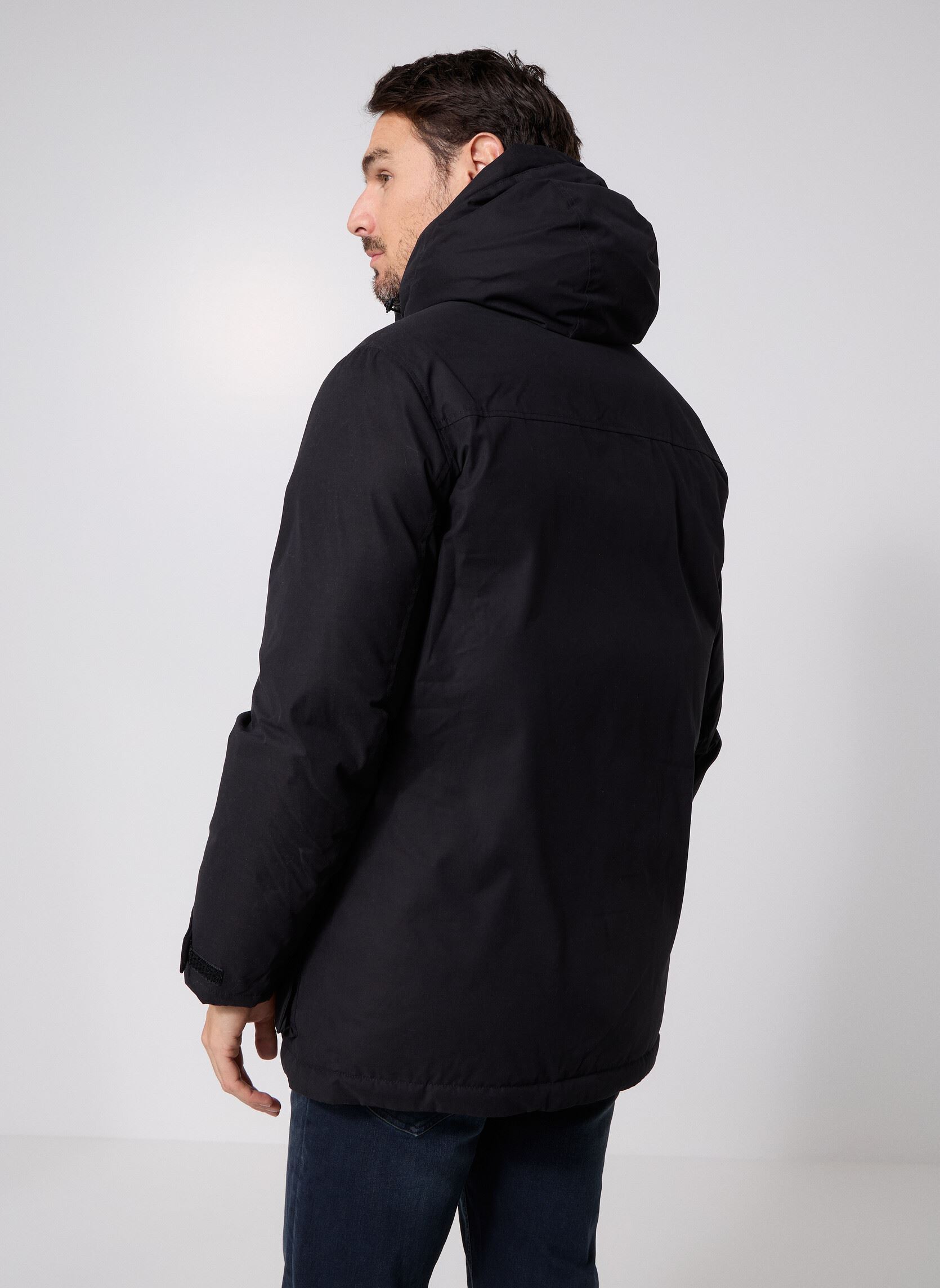 Parkas Membrane Parka homme noir Lyle & Scott Parkas Membrane Parka homme noir JET BLACK