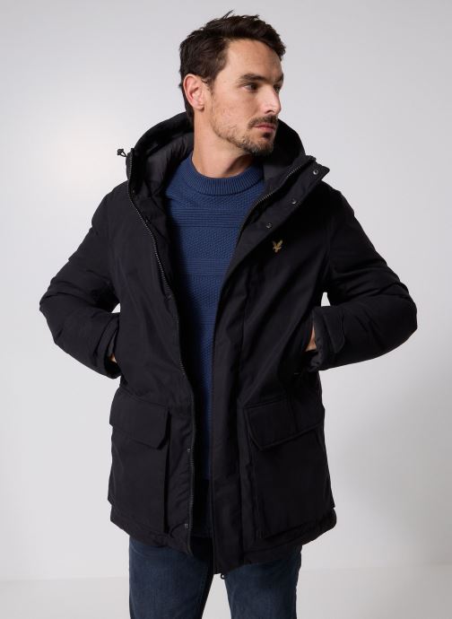 Lyle & Scott Parkas Membrane Parka homme noir