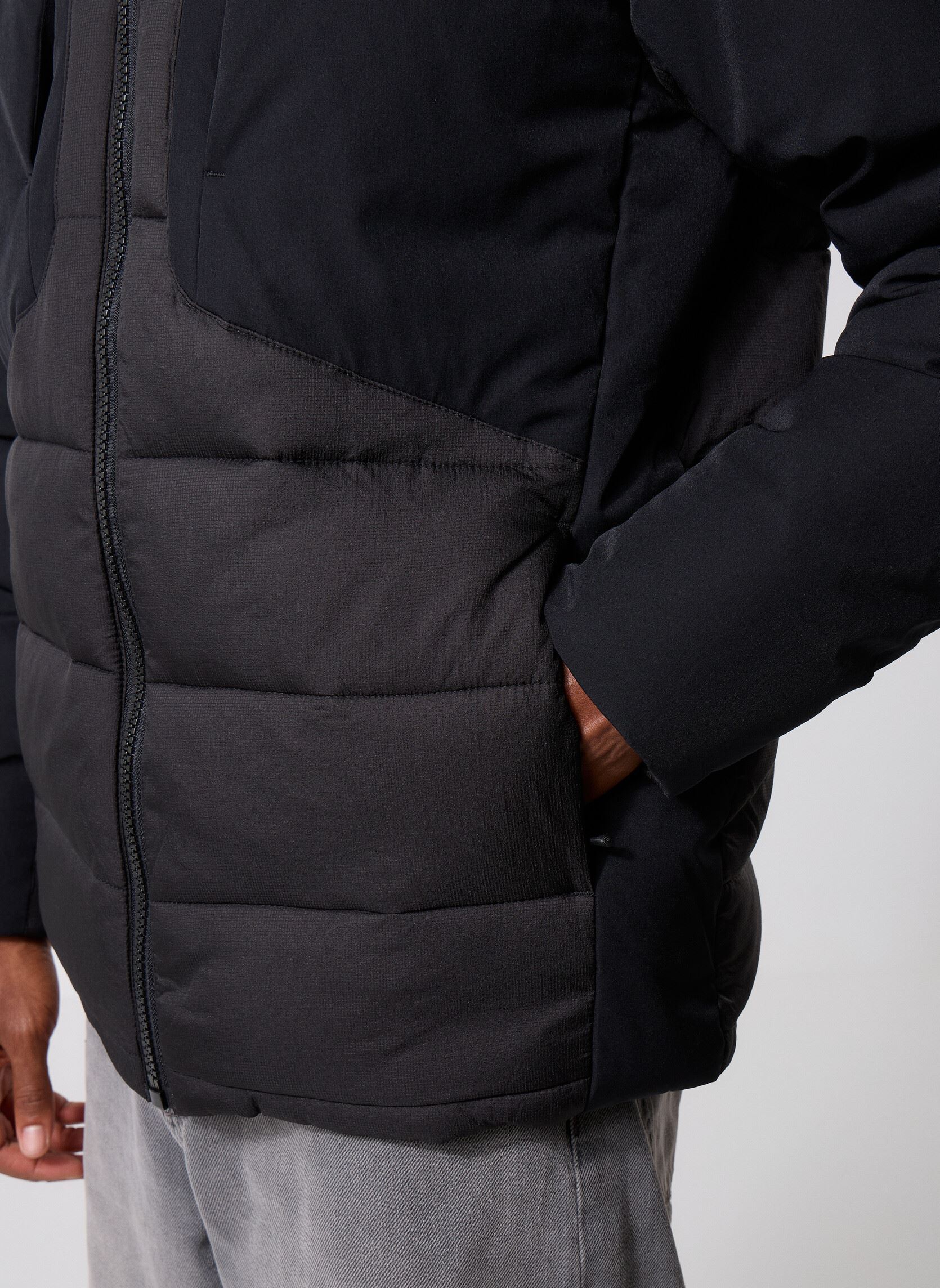 Vestes Wadded Hybrid Jacket homme noir Lyle & Scott Vestes Wadded Hybrid Jacket homme noir JET BLACK