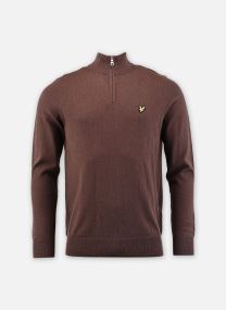 Jerseys Cotton Merino Quarter Zip Jumper hombre negro