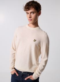 Pullover Lambswool Blend Crew Neck Jumper herren grün