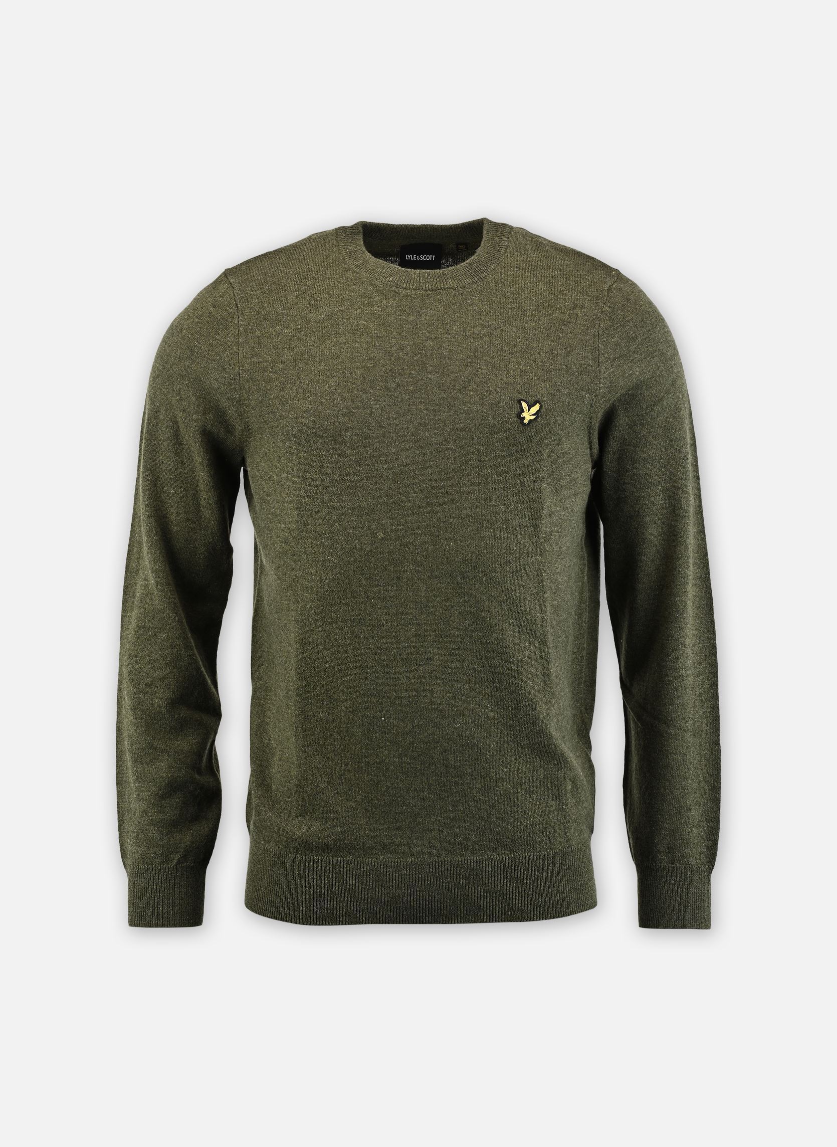 Pullover Lambswool Blend Crew Neck Jumper herren grün Lyle & Scott Pullover Lambswool Blend Crew Neck Jumper herren grün DEEP DEPTHS MARL