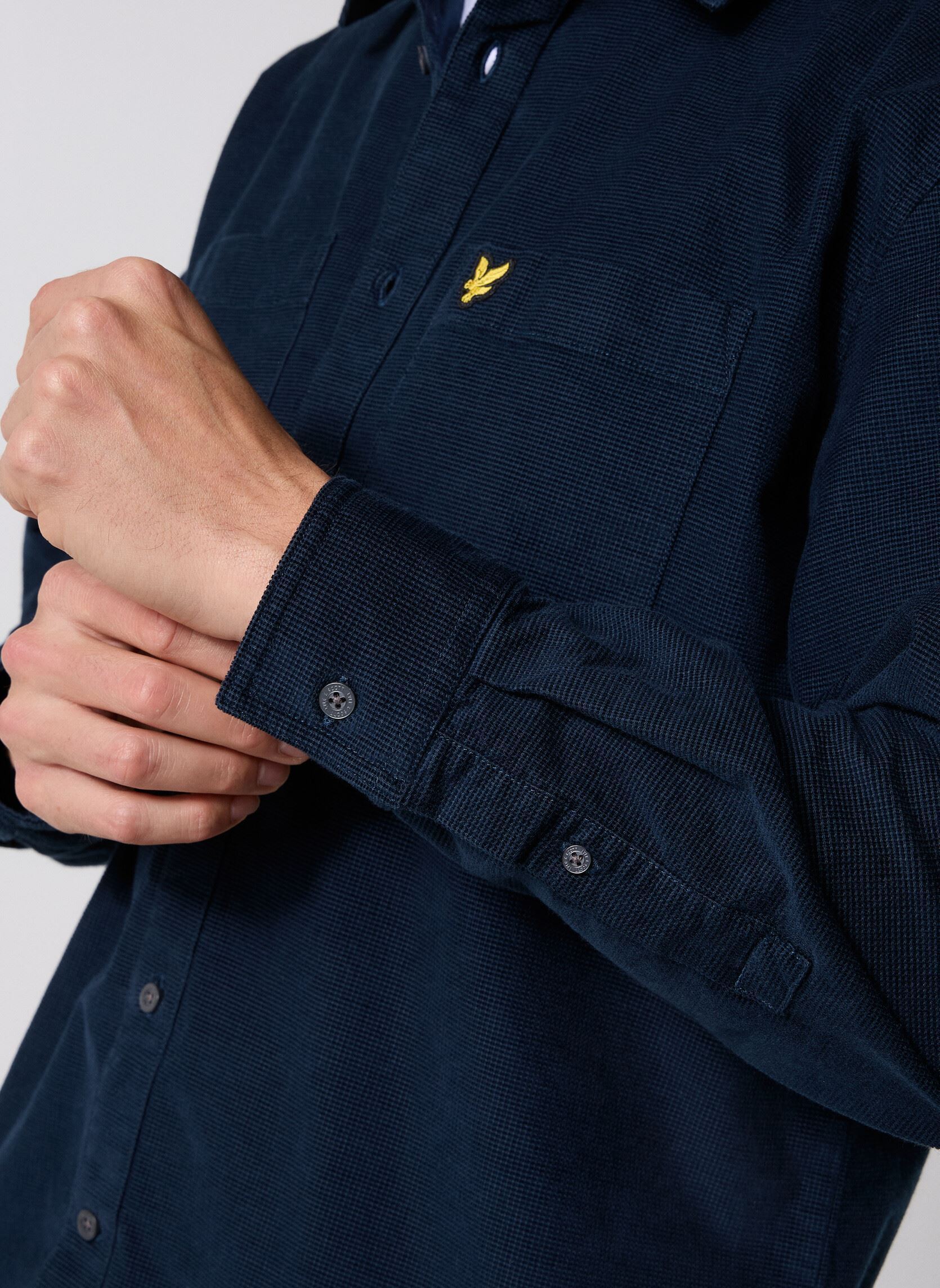 Hemden Needle Cord Plain Shirt herren blau Lyle & Scott Hemden Needle Cord Plain Shirt herren blau DARK NAVY