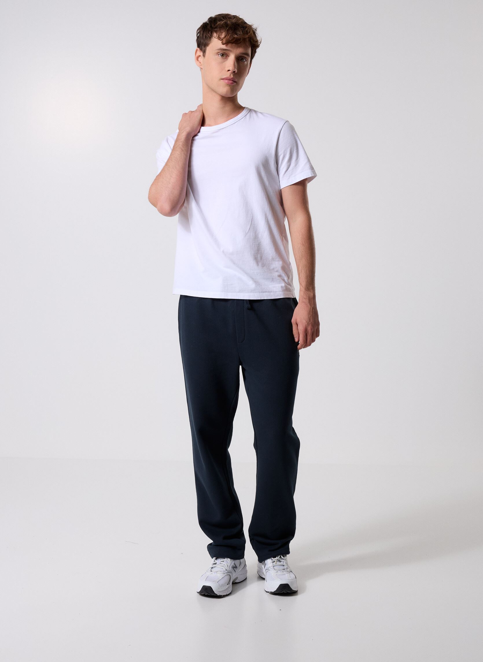 Joggingbroeken Straight Leg Jogger heren blauw Lyle & Scott Joggingbroeken Straight Leg Jogger heren blauw DARK NAVY