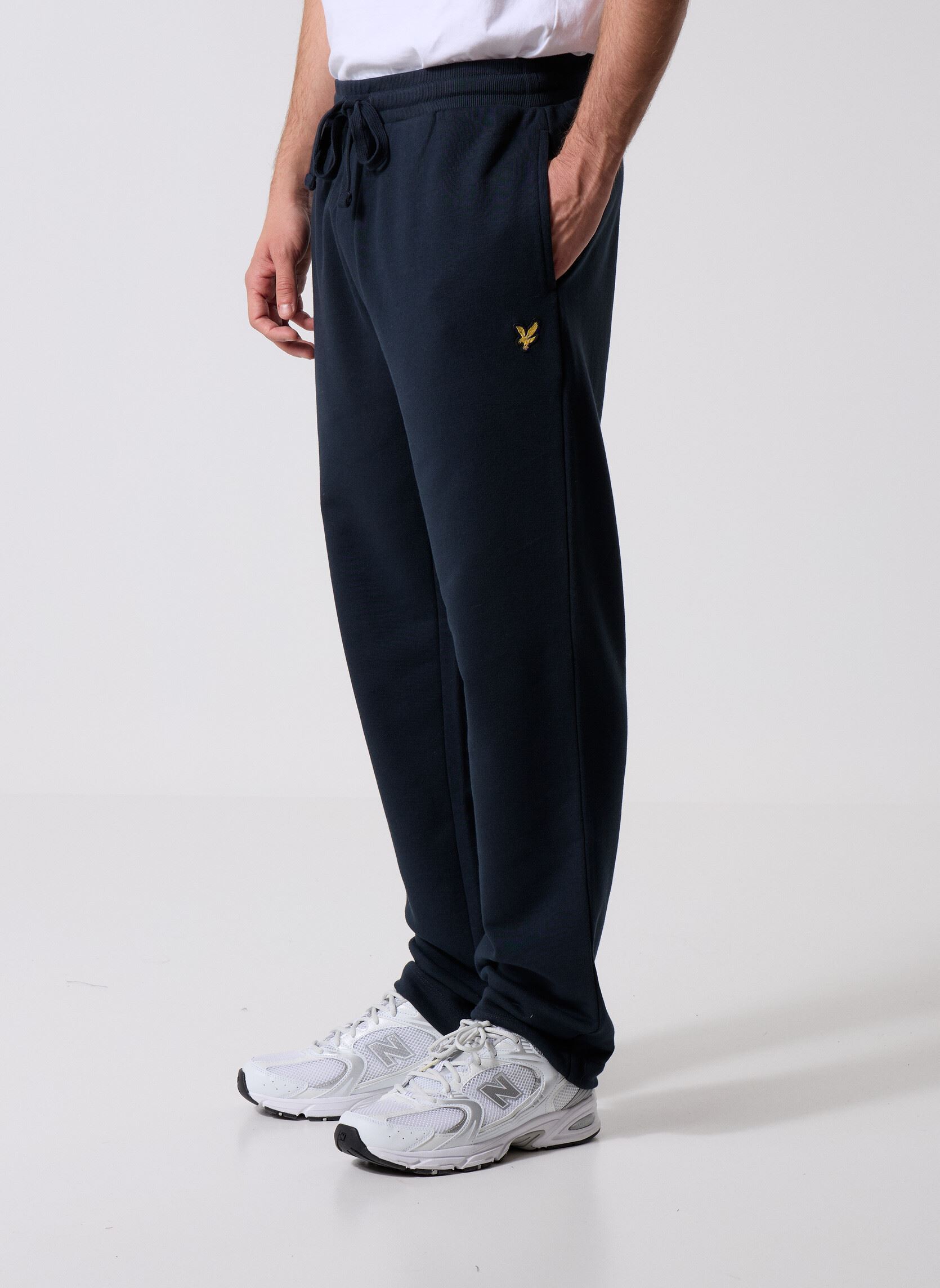 Joggingbroeken Straight Leg Jogger heren blauw Lyle & Scott Joggingbroeken Straight Leg Jogger heren blauw DARK NAVY