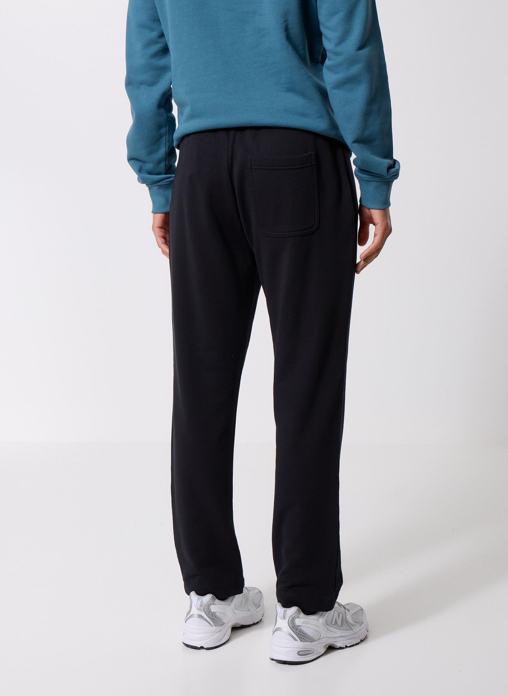 Joggingbroeken Straight Leg Jogger heren zwart Lyle & Scott Joggingbroeken Straight Leg Jogger heren zwart JET BLACK