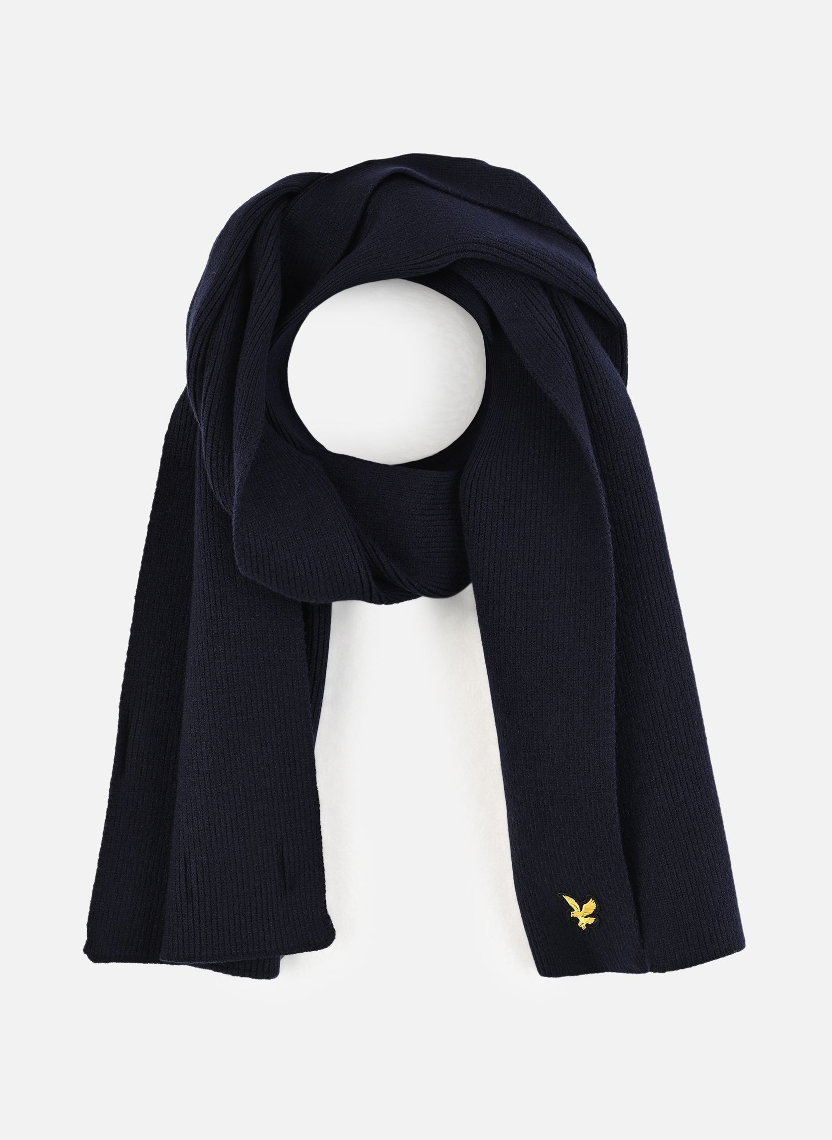 Echarpes Plain Scarf homme bleu Lyle & Scott Echarpes Plain Scarf homme bleu DARK NAVY
