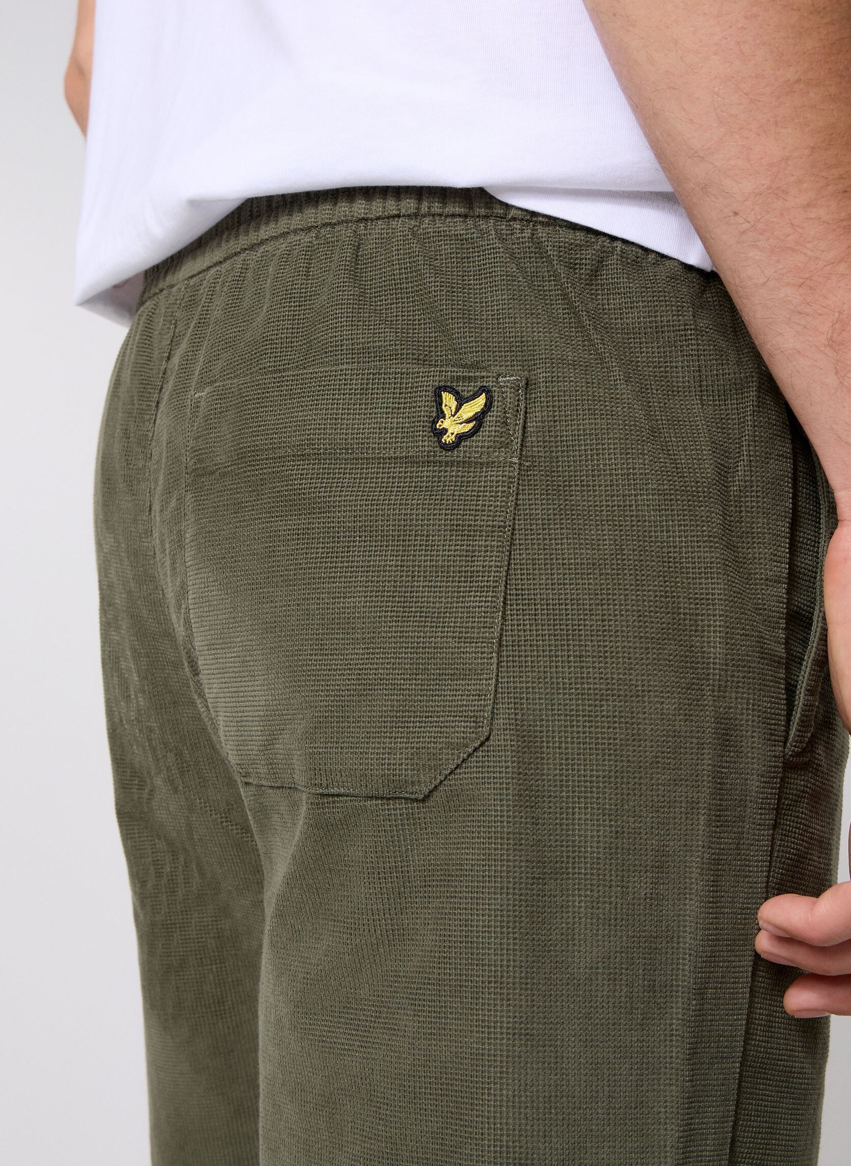 Rechte broeken Corduroy Drawcord Trouser heren groen Lyle & Scott Rechte broeken Corduroy Drawcord Trouser heren groen DEEP DEPTHS