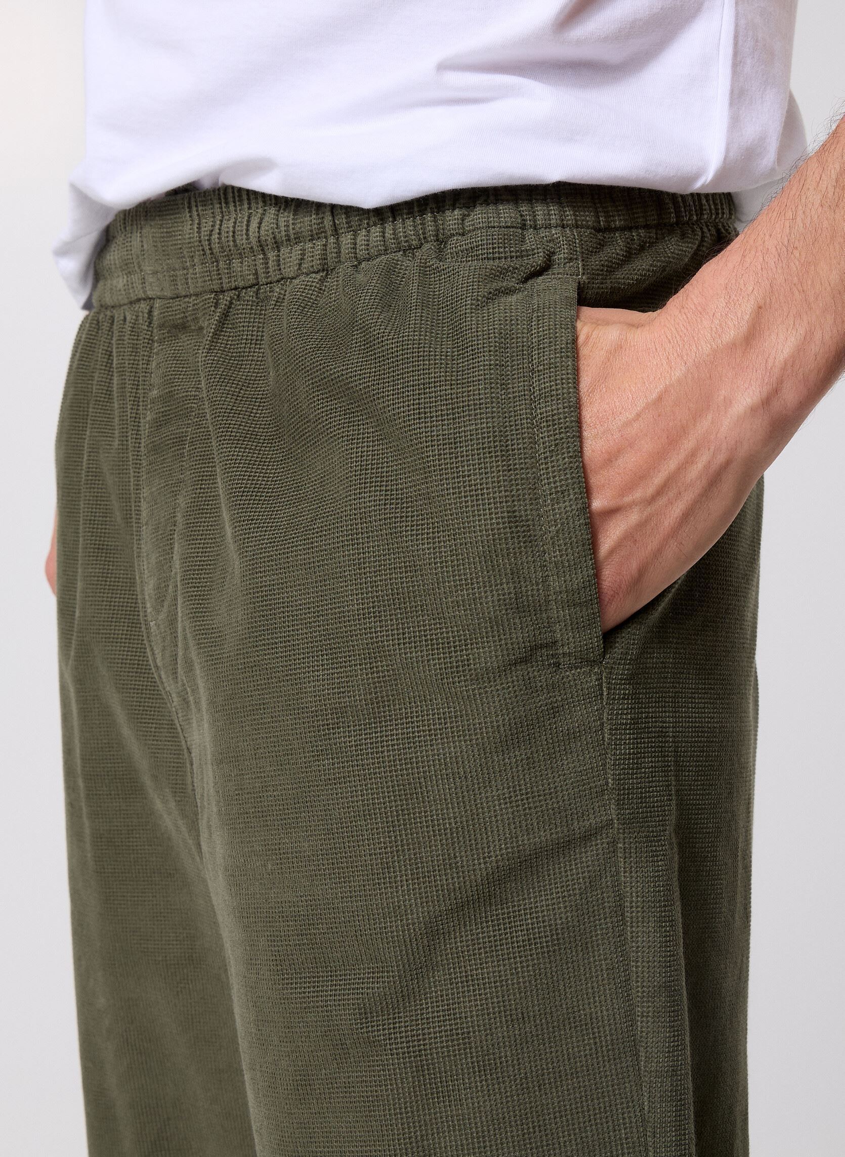 Rechte broeken Corduroy Drawcord Trouser heren groen Lyle & Scott Rechte broeken Corduroy Drawcord Trouser heren groen DEEP DEPTHS