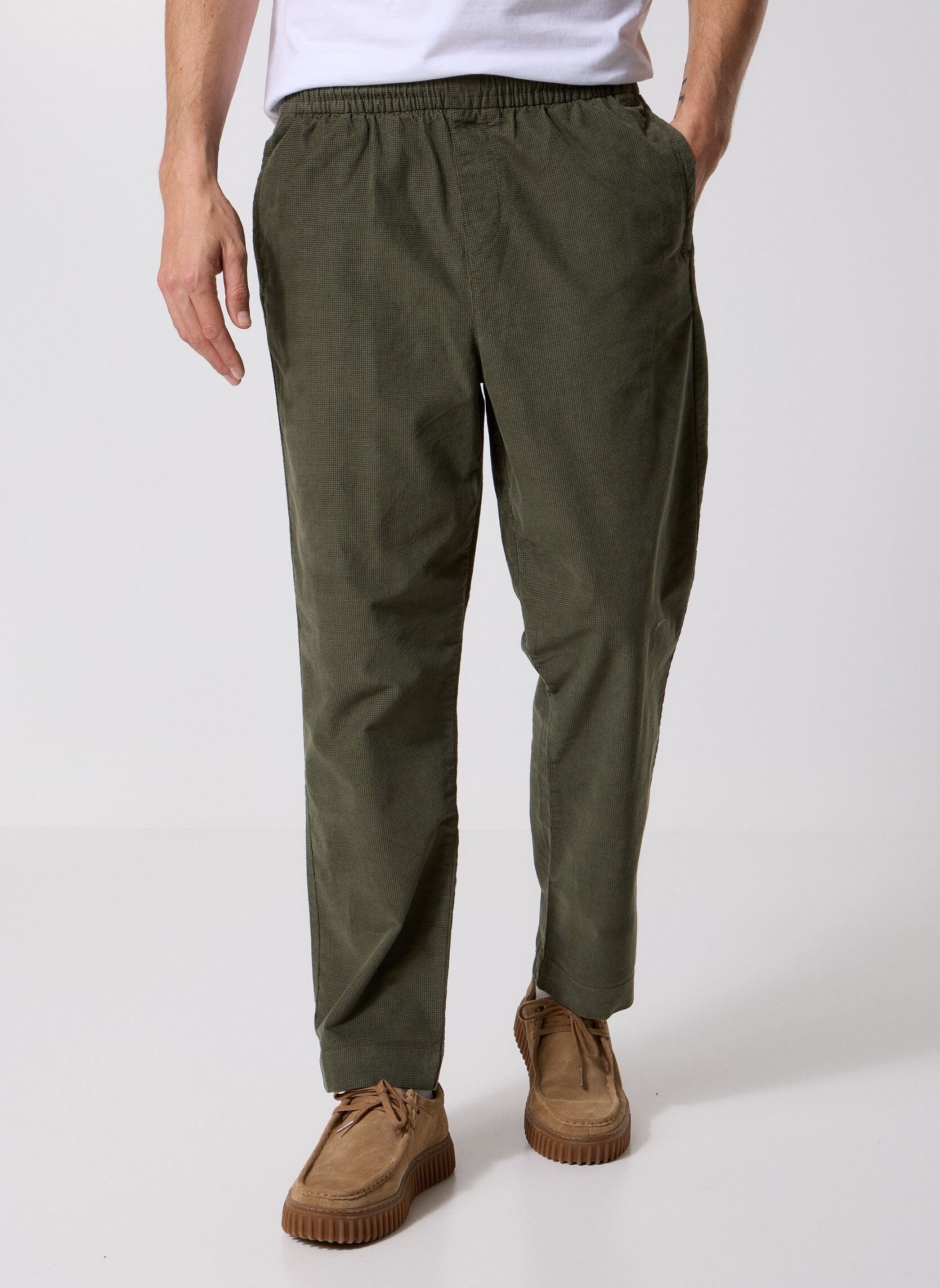 Rechte broeken Corduroy Drawcord Trouser heren groen Lyle & Scott Rechte broeken Corduroy Drawcord Trouser heren groen DEEP DEPTHS