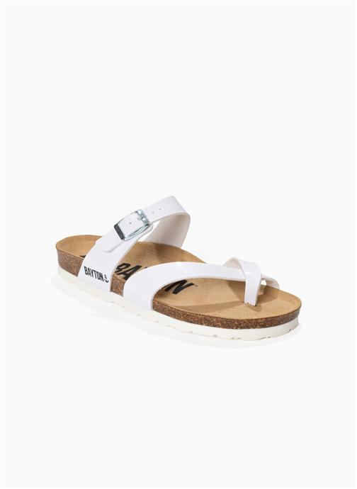 Bayton Tongs Tongs DIANE pour femme Blanc femme blanc