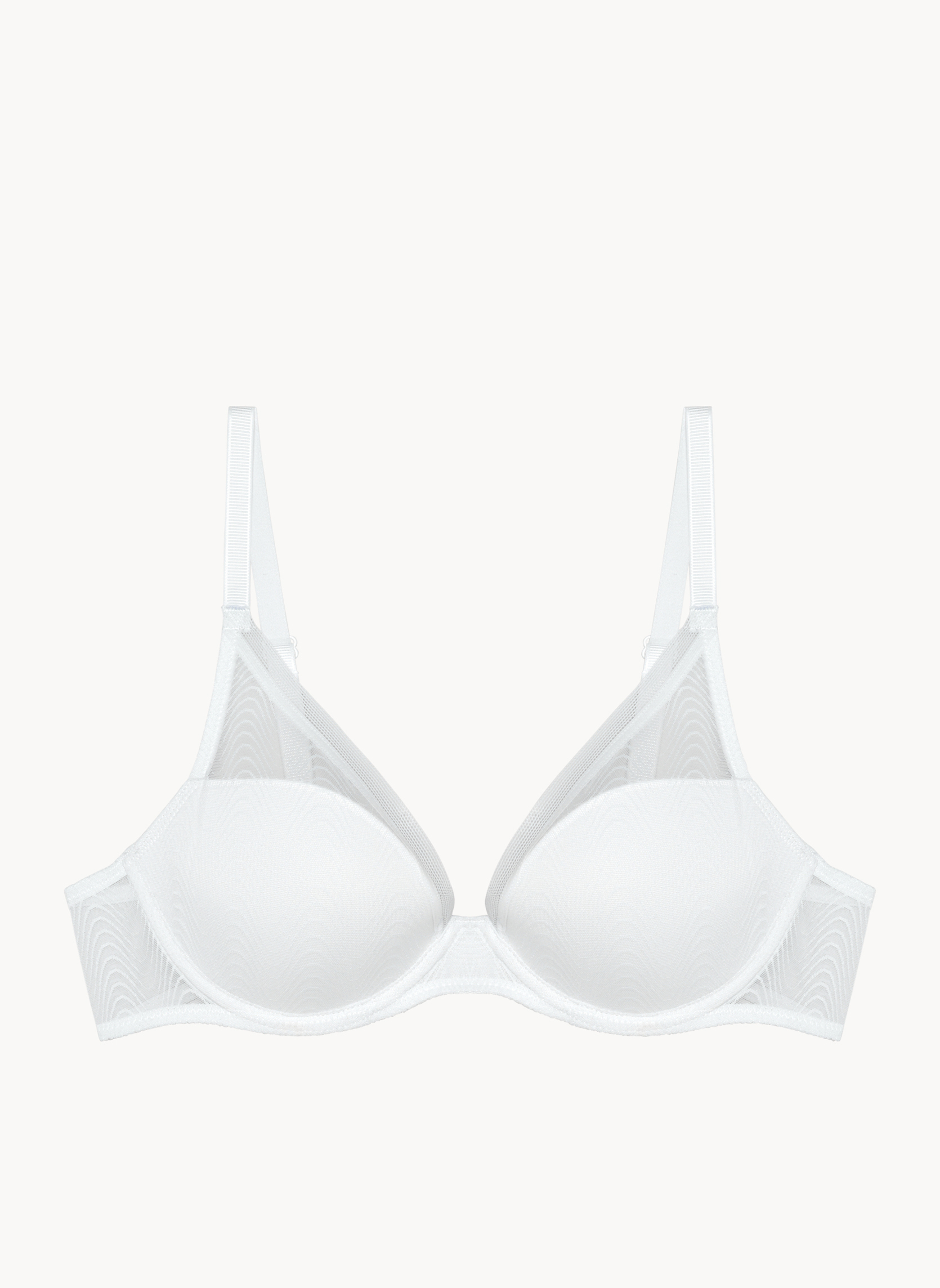 Passionata Passio White Underwire Bra - Lace & Jacquard With Bow Detail, Perfect For Larger Cups - View #5