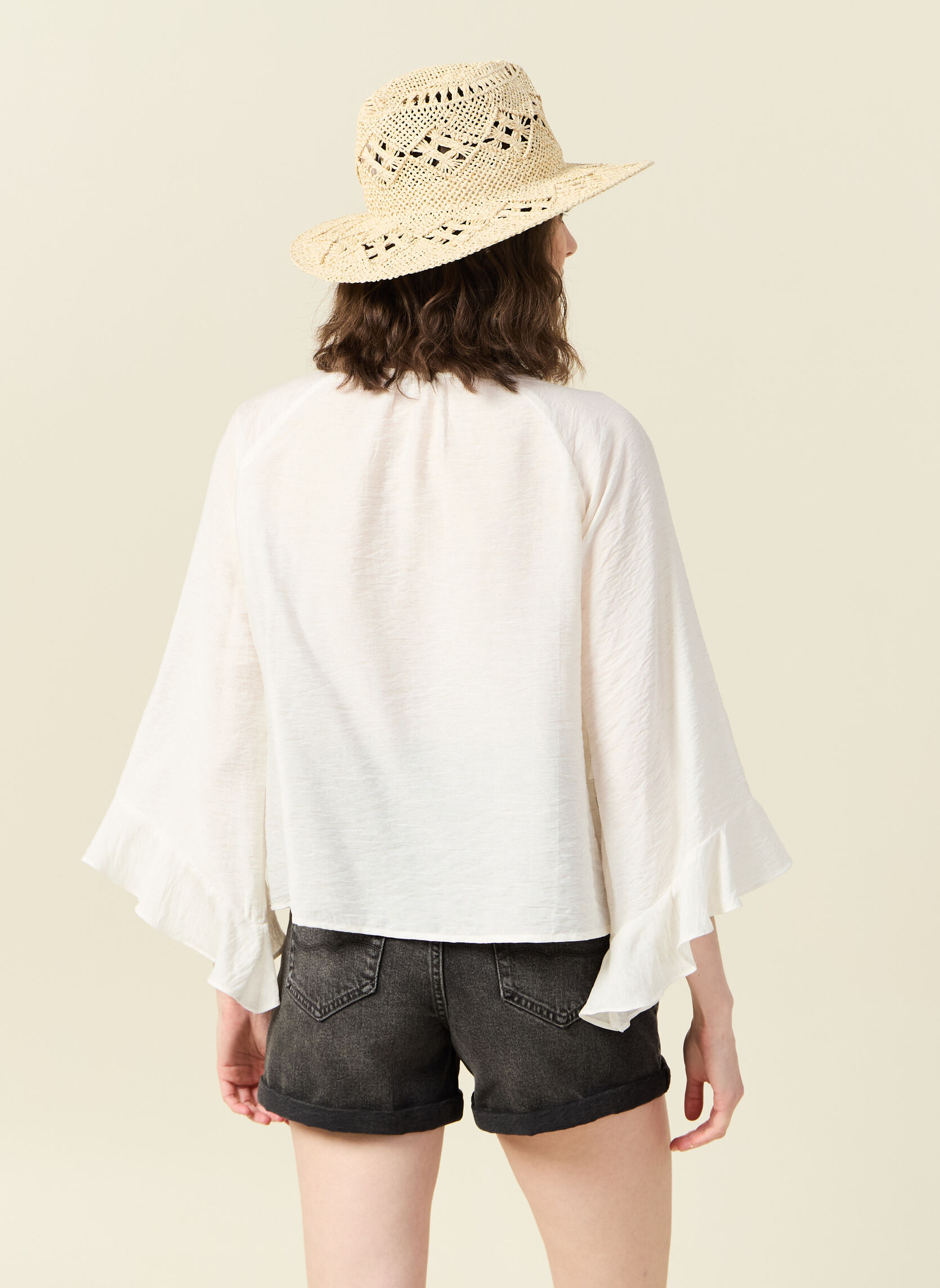 Chemises Chemises manches longues - SOLAWESBLOUF femme blanc Bonobo Chemises Chemises manches longues - SOLAWESBLOUF femme blanc Blanc