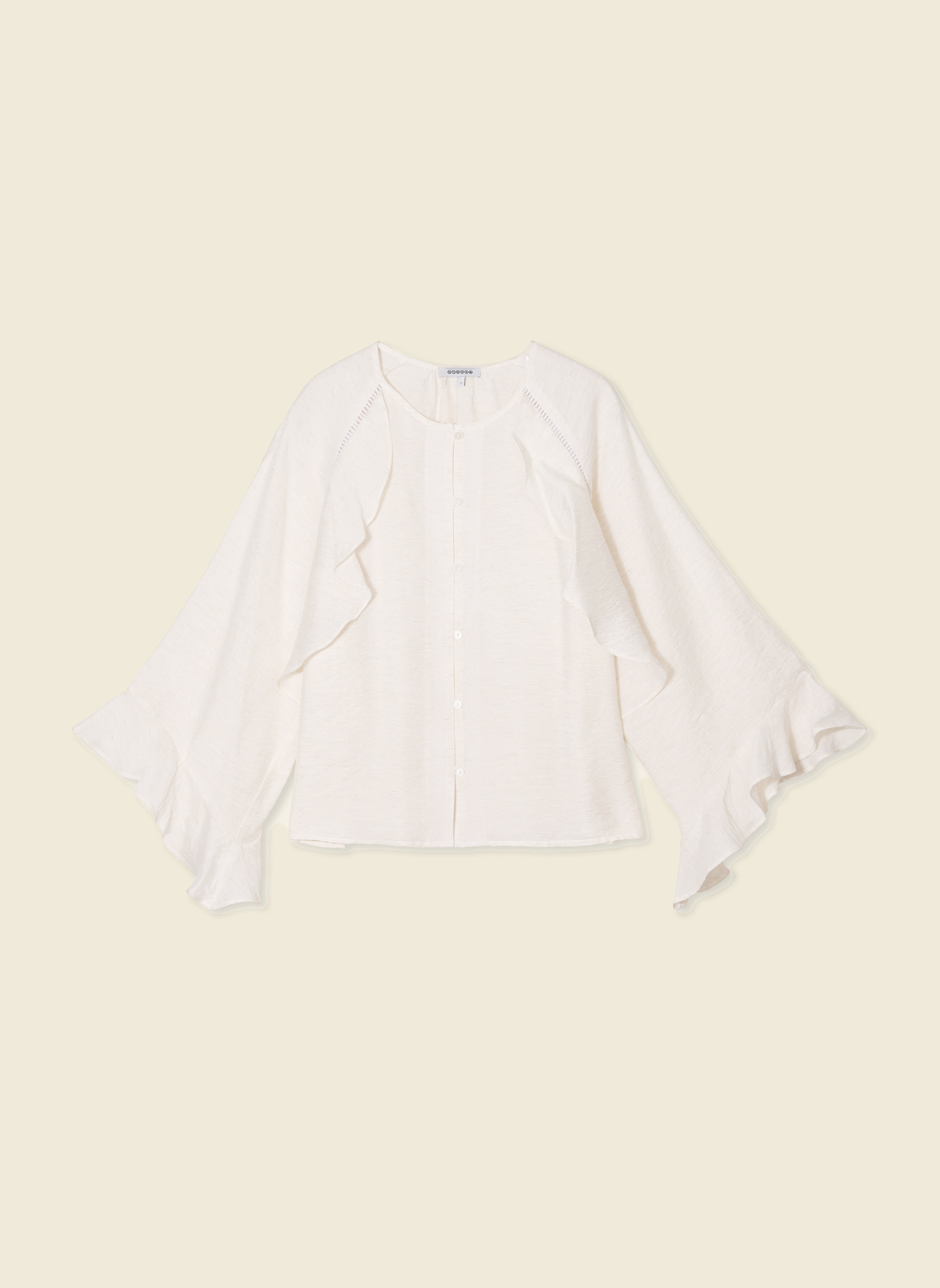 Chemises Chemises manches longues - SOLAWESBLOUF femme blanc Bonobo Chemises Chemises manches longues - SOLAWESBLOUF femme blanc Blanc