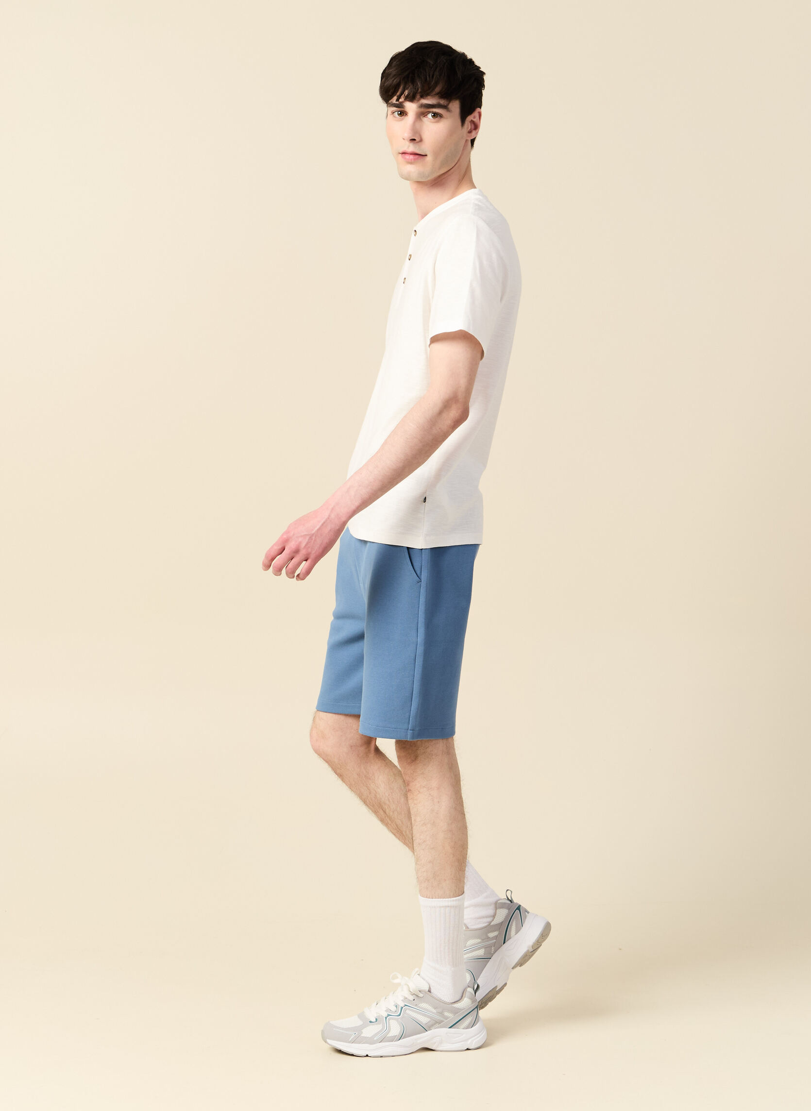 Tee-shirts ESCOHENLEY3H homme blanc Bonobo Tee-shirts ESCOHENLEY3H homme blanc Blanc