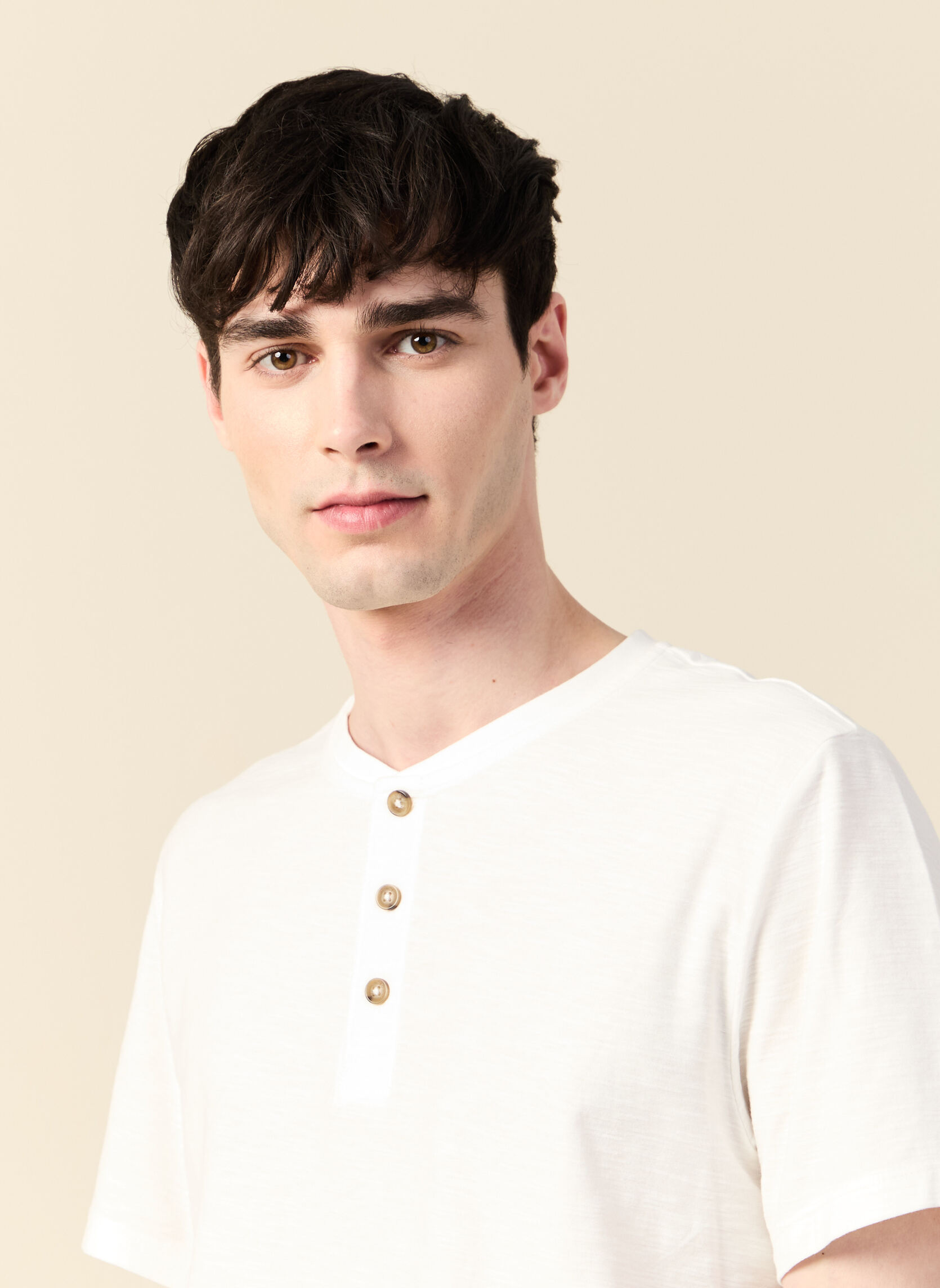 Tee-shirts ESCOHENLEY3H homme blanc Bonobo Tee-shirts ESCOHENLEY3H homme blanc Blanc