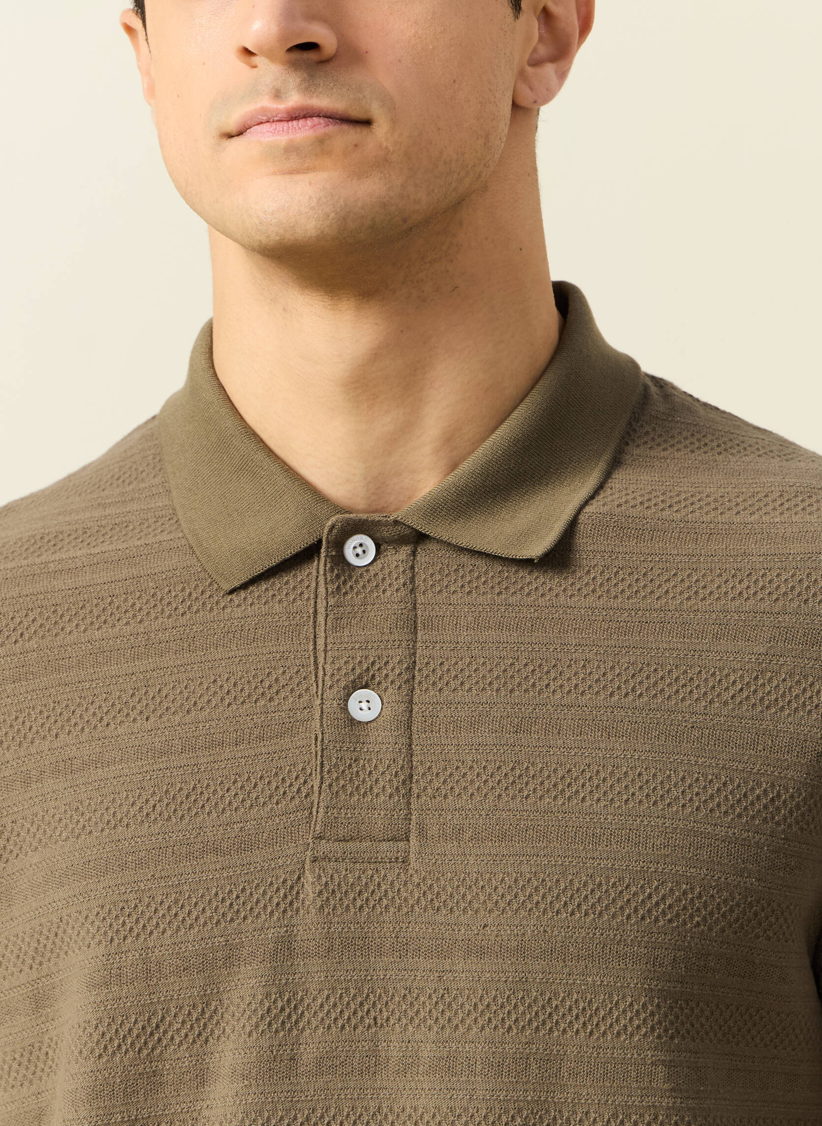 Polos Polos manches courtes - POLRAYJACQ2H homme vert Bonobo Polos Polos manches courtes - POLRAYJACQ2H homme vert Kaki