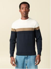 Pulls Pulls col rond - ESCHEVBLOC2H homme blanc