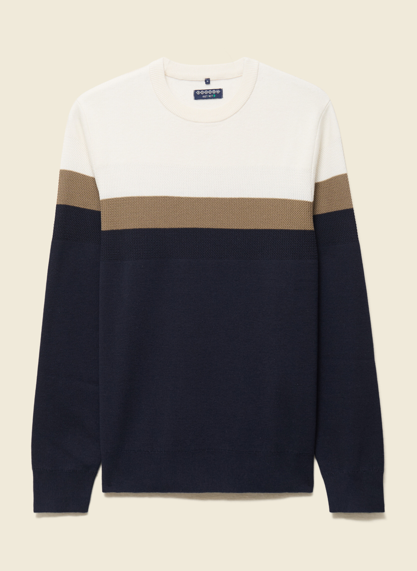 Pulls Pulls col rond - ESCHEVBLOC2H homme blanc Bonobo Pulls Pulls col rond - ESCHEVBLOC2H homme blanc Blanc