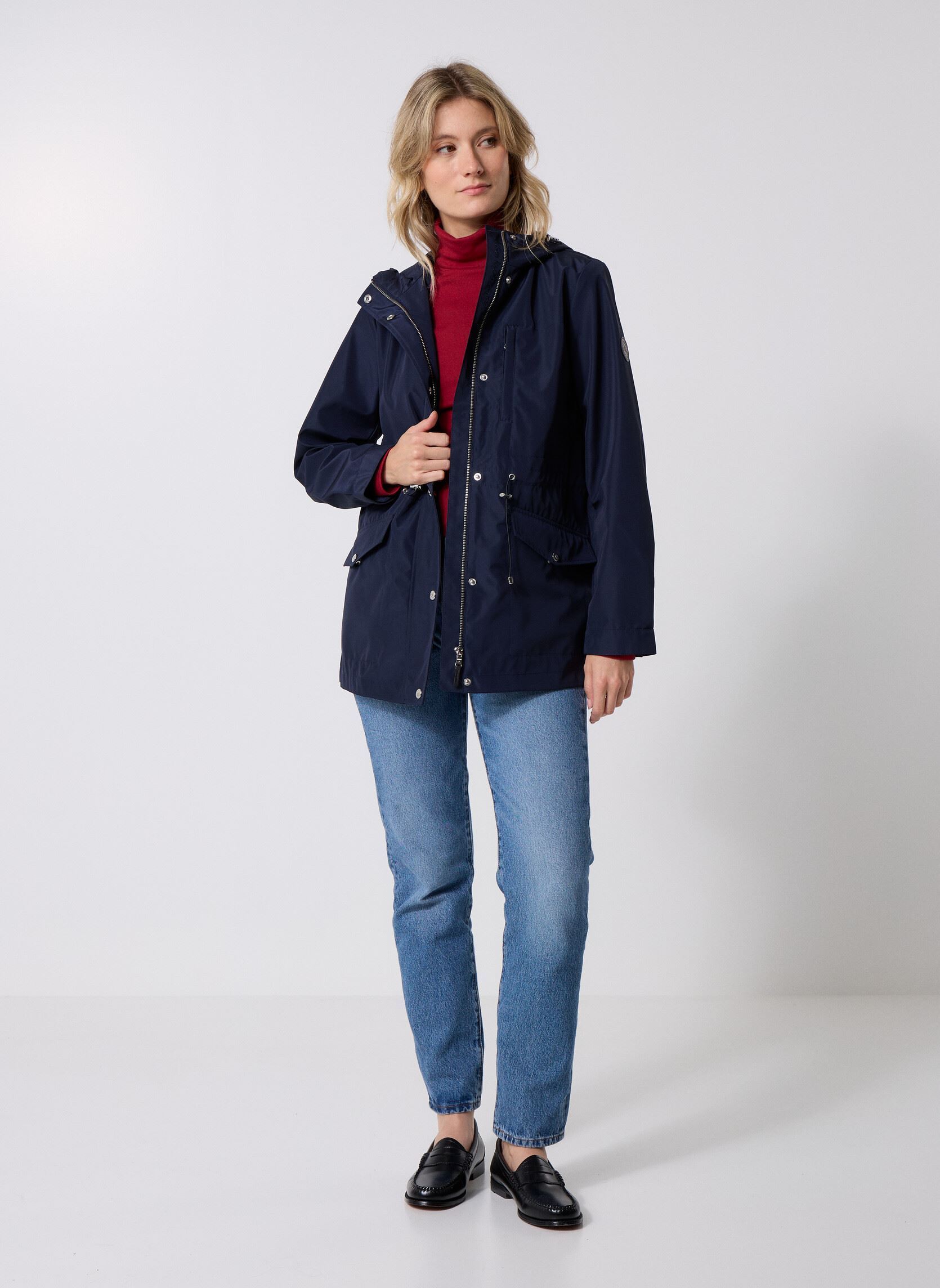 Manteaux Bd Rain 28-Unlined-Coat 297979519002 femme bleu Lauren Ralph Lauren Manteaux Bd Rain 28-Unlined-Coat 297979519002 femme bleu DK NAVY