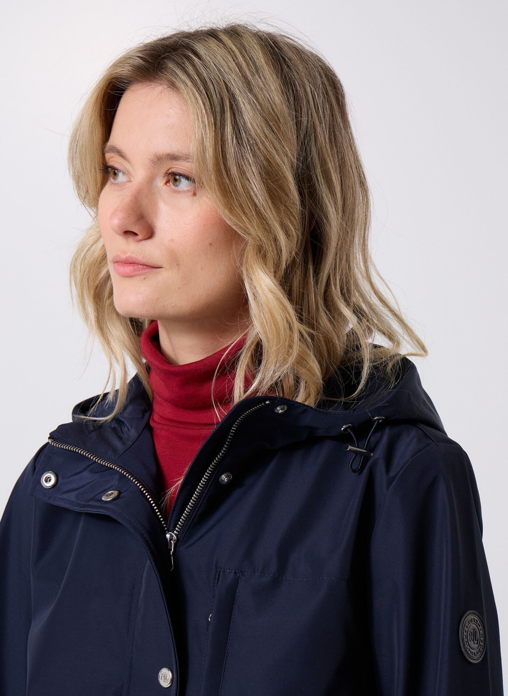 Manteaux Bd Rain 28-Unlined-Coat 297979519002 femme bleu Lauren Ralph Lauren Manteaux Bd Rain 28-Unlined-Coat 297979519002 femme bleu DK NAVY