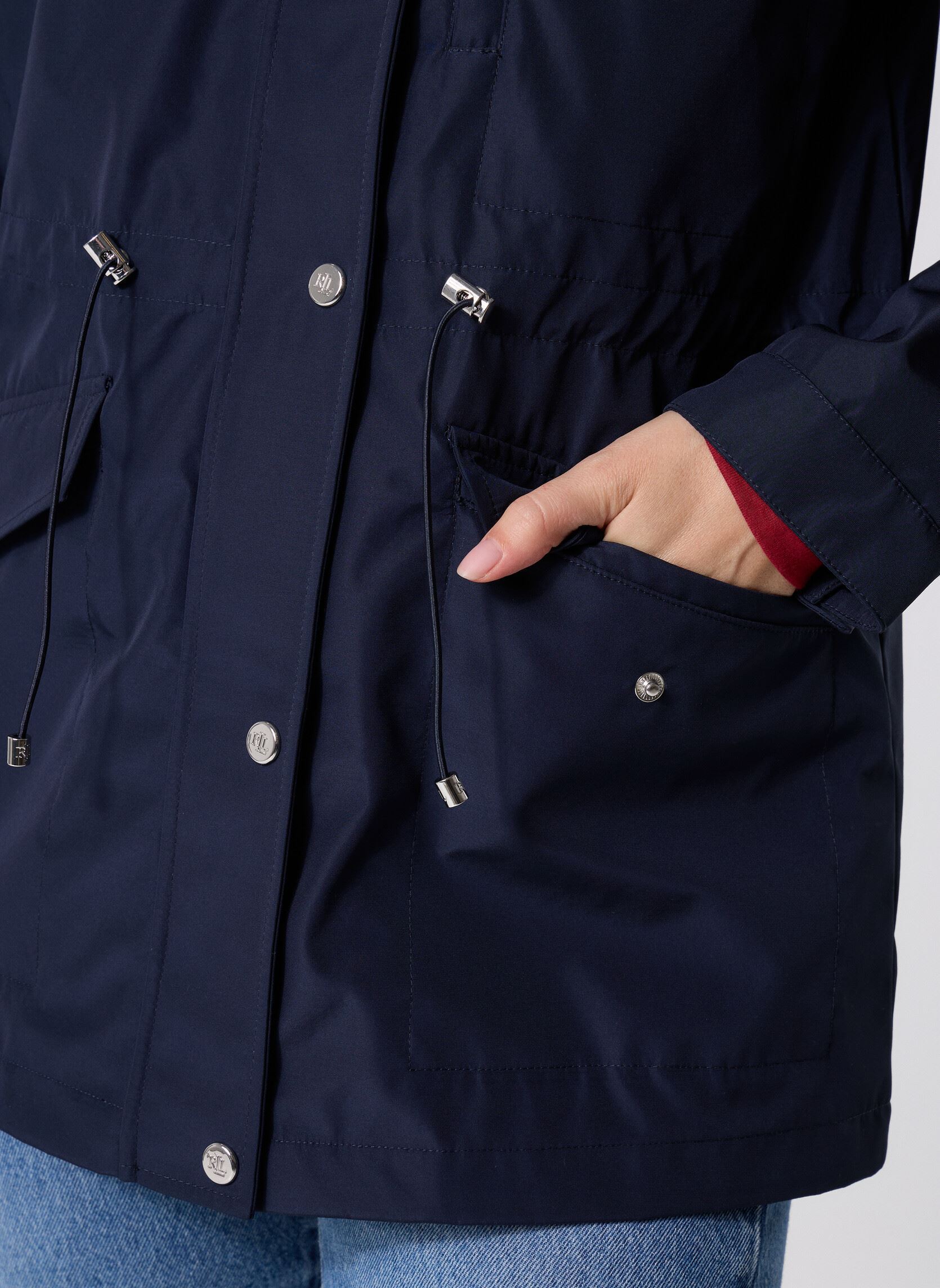 Manteaux Bd Rain 28-Unlined-Coat 297979519002 femme bleu Lauren Ralph Lauren Manteaux Bd Rain 28-Unlined-Coat 297979519002 femme bleu DK NAVY