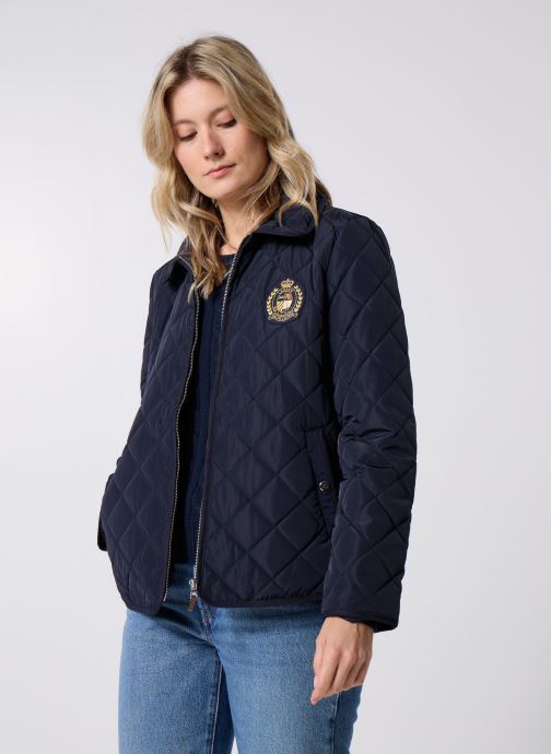 Lauren Ralph Lauren Manteaux Crst Qlt 24-Insulated-Coat 297979539004 femme bleu