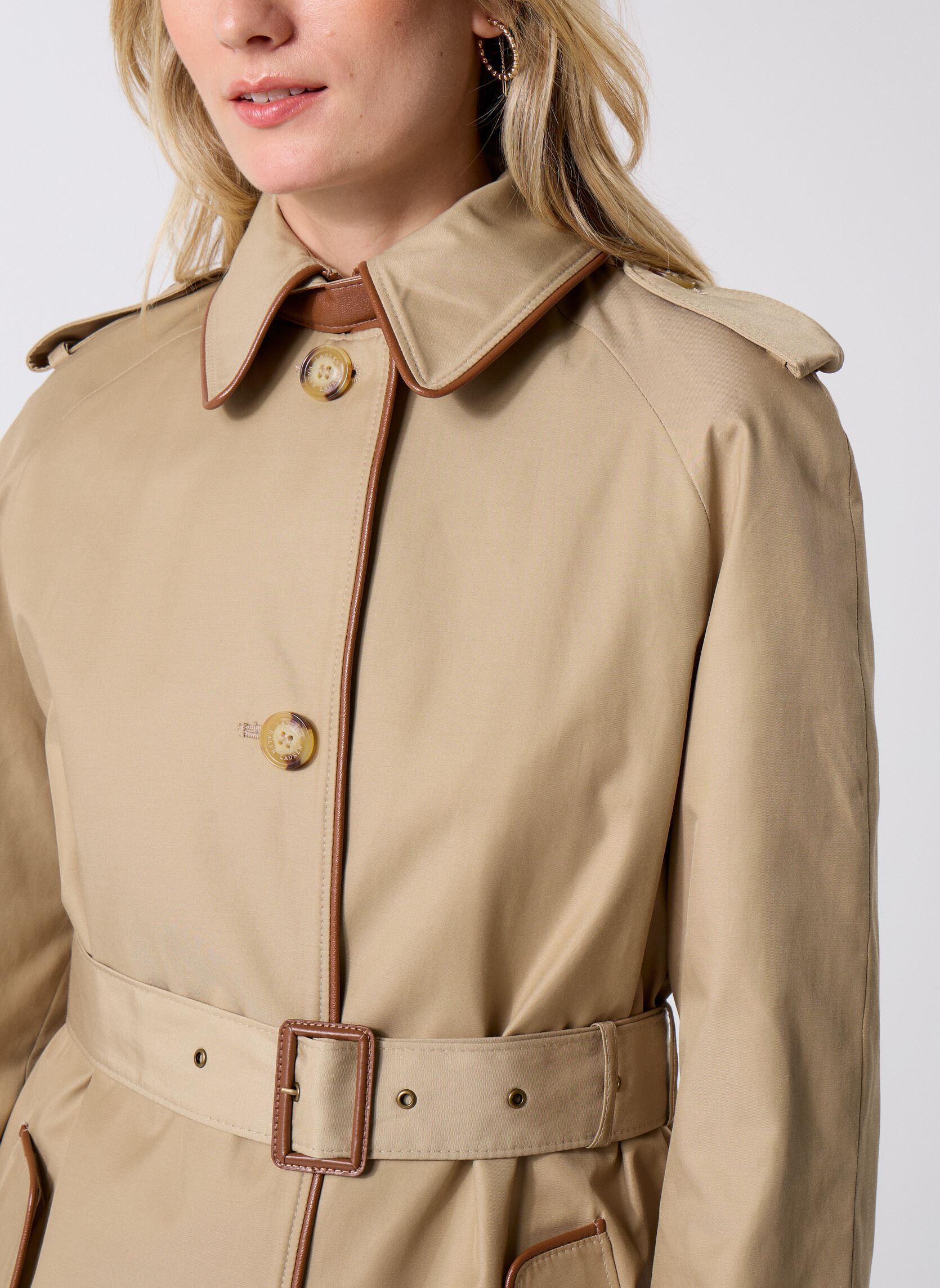 Manteaux Sb Rg Pu 30-Lined-Coat 297979525001 femme beige Lauren Ralph Lauren Manteaux Sb Rg Pu 30-Lined-Coat 297979525001 femme beige BIRCH TAN