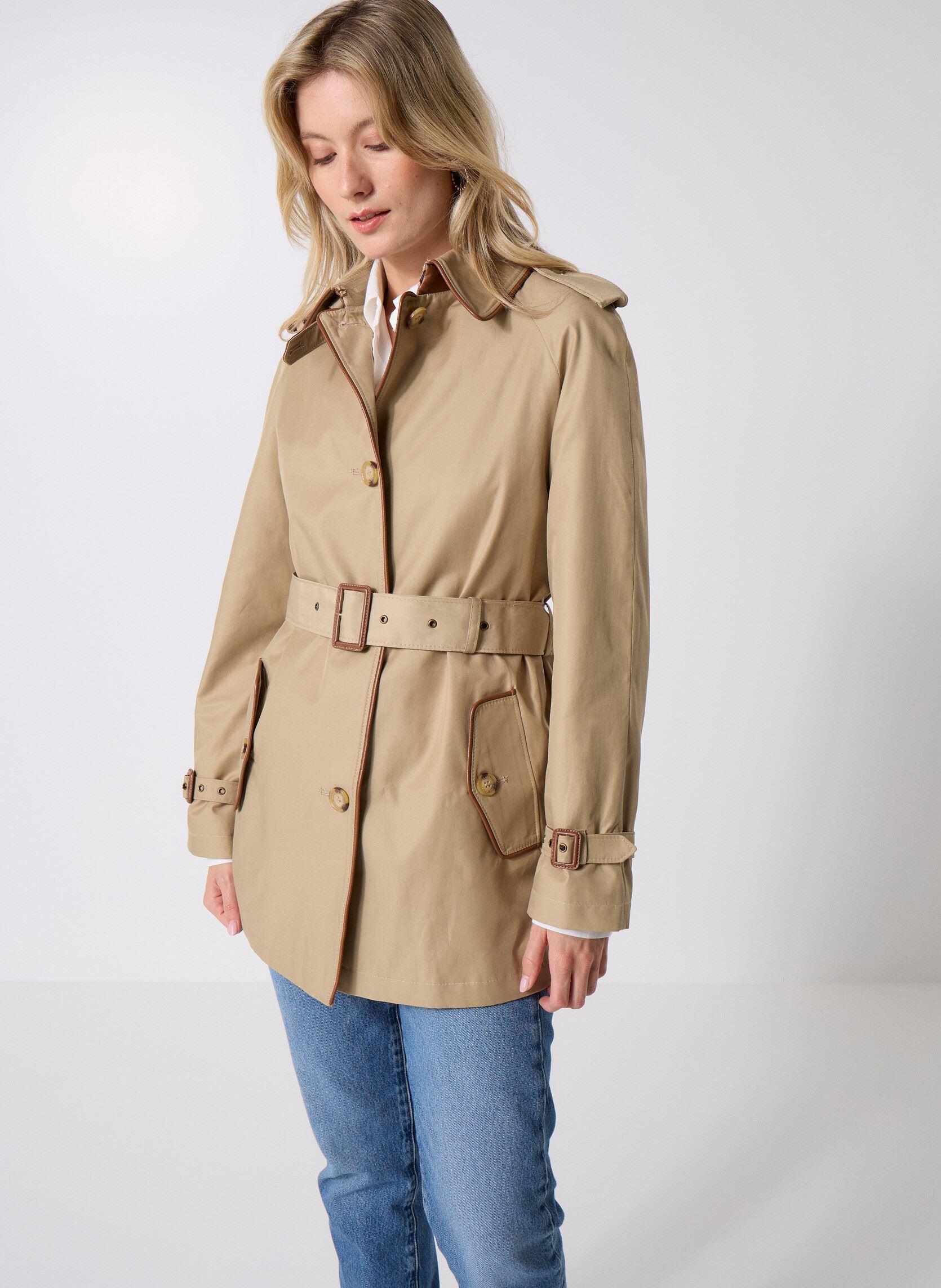 Vêtements Lauren Ralph Lauren Sb Rg Pu 30 Lined Coat 297979525001 pour Accessoires