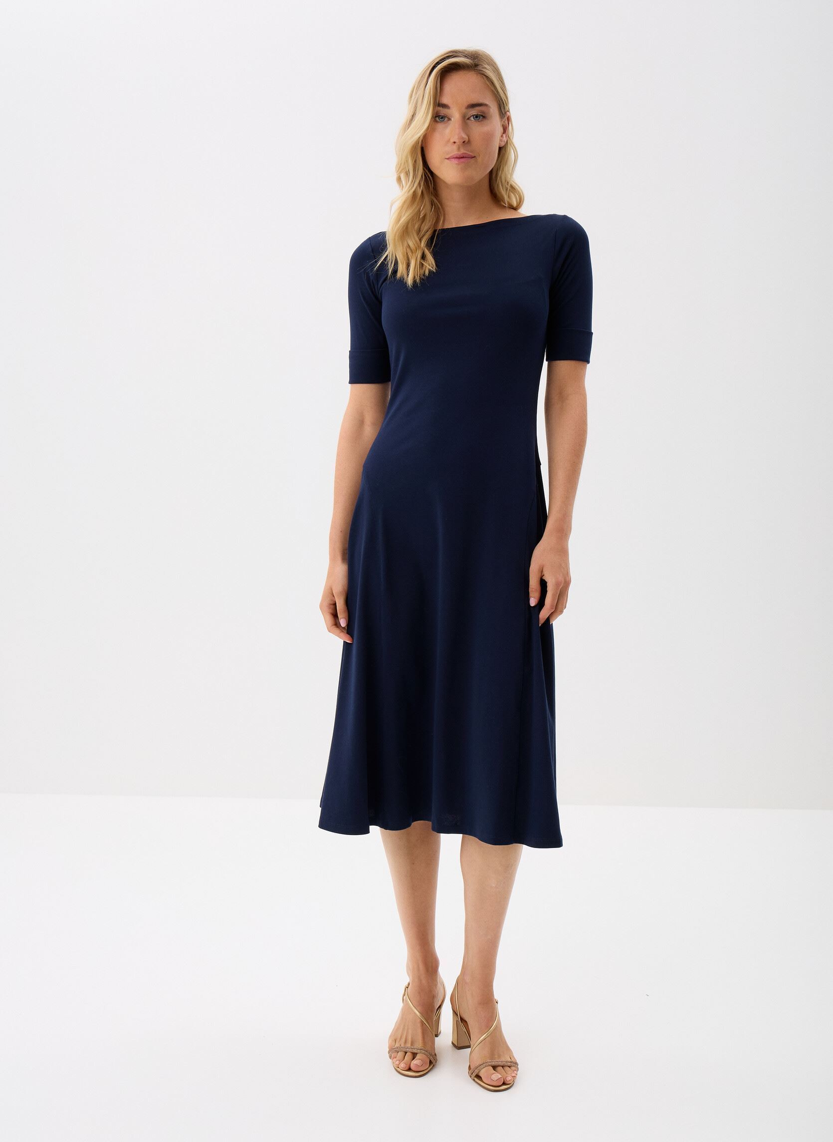 Robes longues Munzie-Elbow Sleeve-Day Dress 2009735990 femme bleu Lauren Ralph Lauren Robes longues Munzie-Elbow Sleeve-Day Dress 2009735990 femme bleu Lighthouse Navy