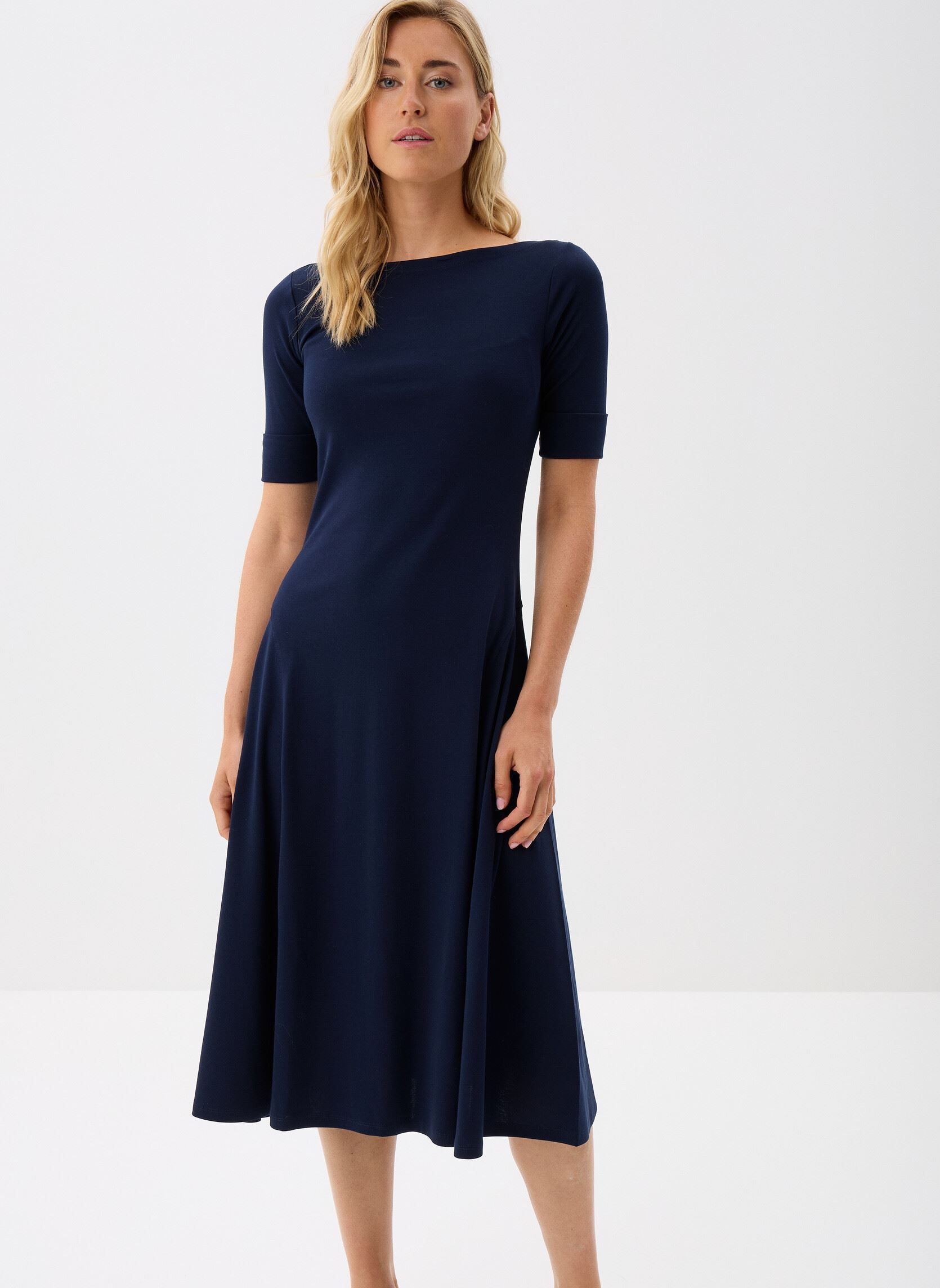 Vêtements Lauren Ralph Lauren Munzie Elbow Sleeve Day Dress 200973599002 pour Accessoires