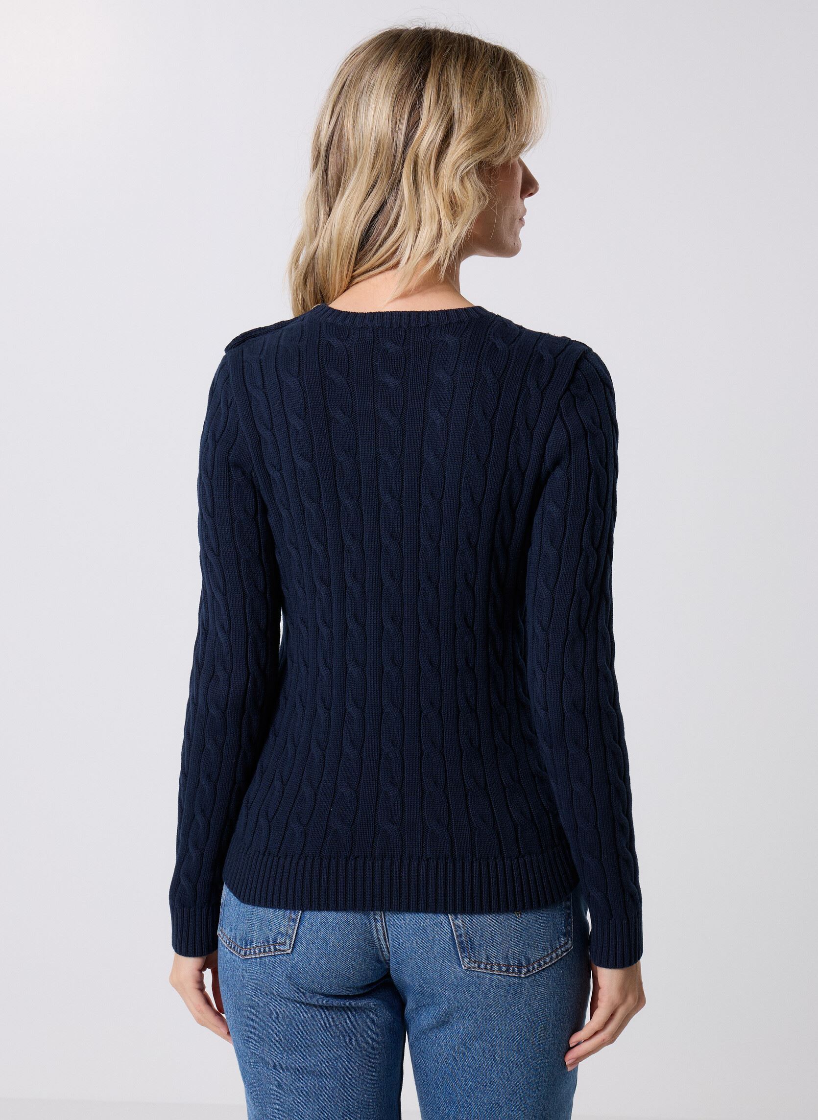 Pulls Montiva-Long Sleeve-Pullover 20093222300 femme bleu Lauren Ralph Lauren Pulls Montiva-Long Sleeve-Pullover 20093222300 femme bleu Lauren Navy